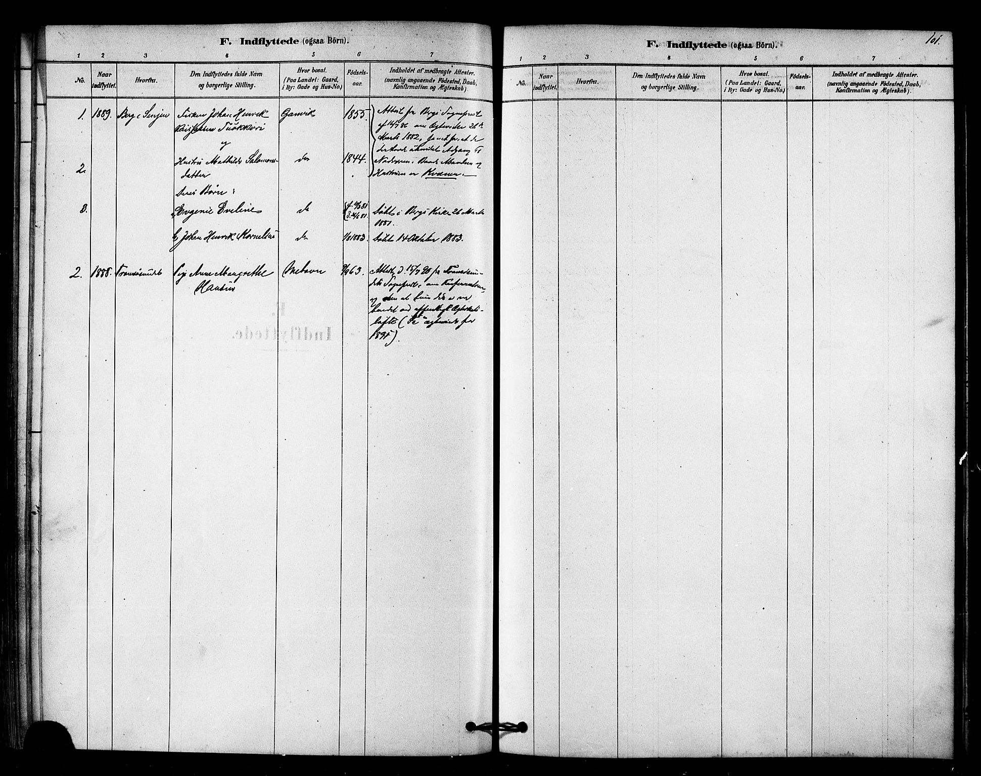 Tana sokneprestkontor, SATØ/S-1334/H/Ha/L0003kirke: Parish register (official) no. 3, 1878-1892, p. 101