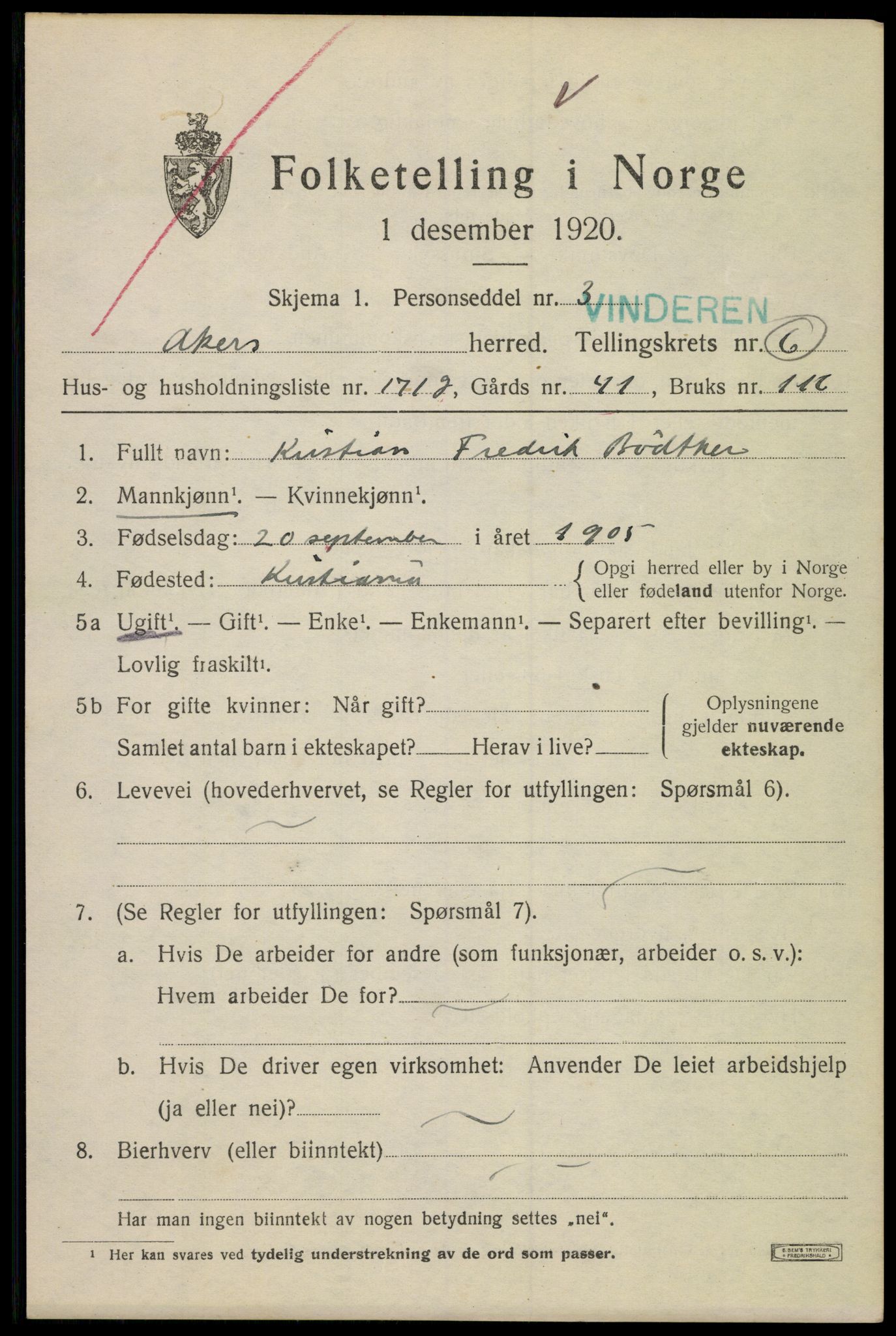 SAO, 1920 census for Aker, 1920, p. 38238