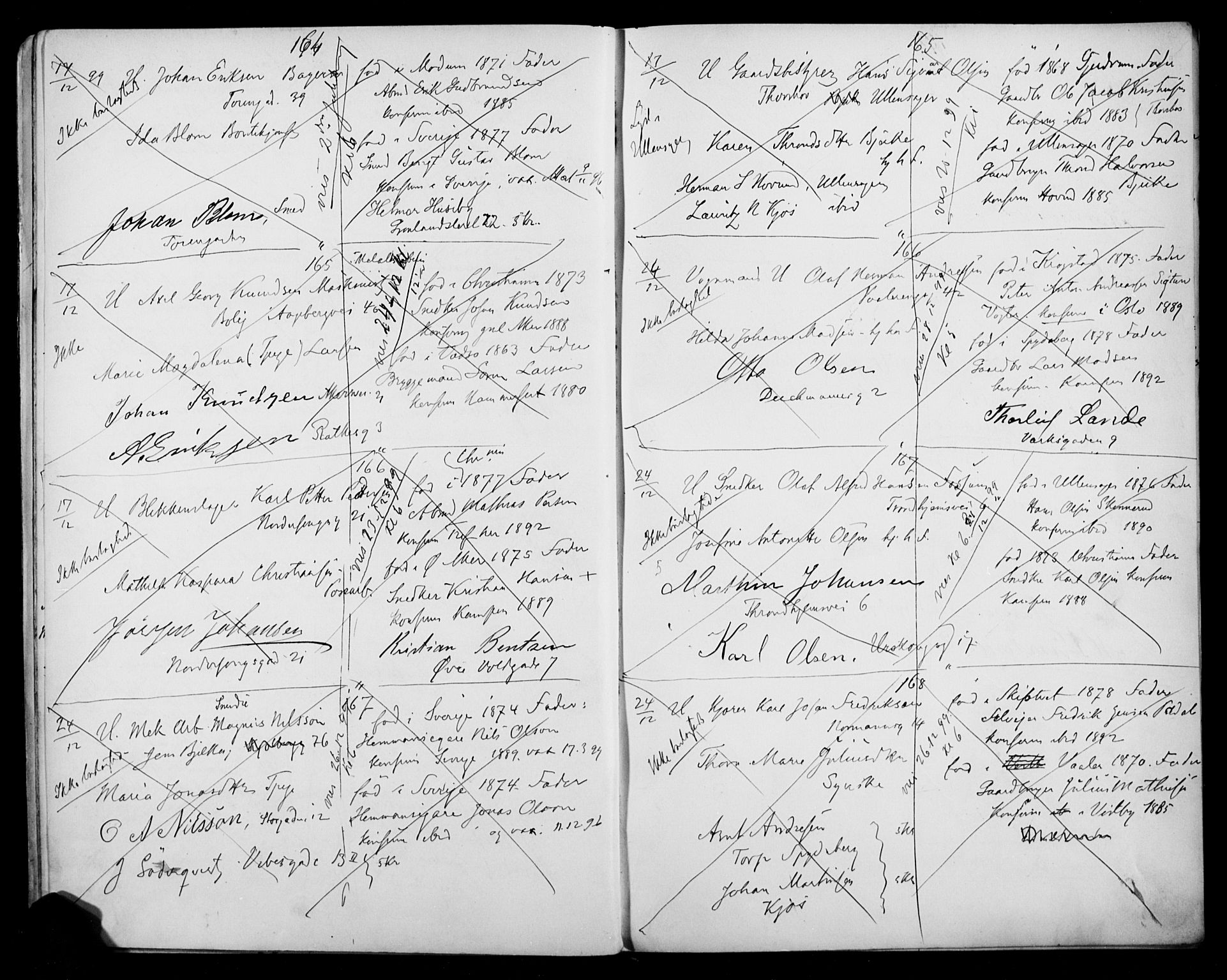 Kampen prestekontor Kirkebøker, SAO/A-10853/H/Ha/L0002: Banns register no. 2, 1899-1907