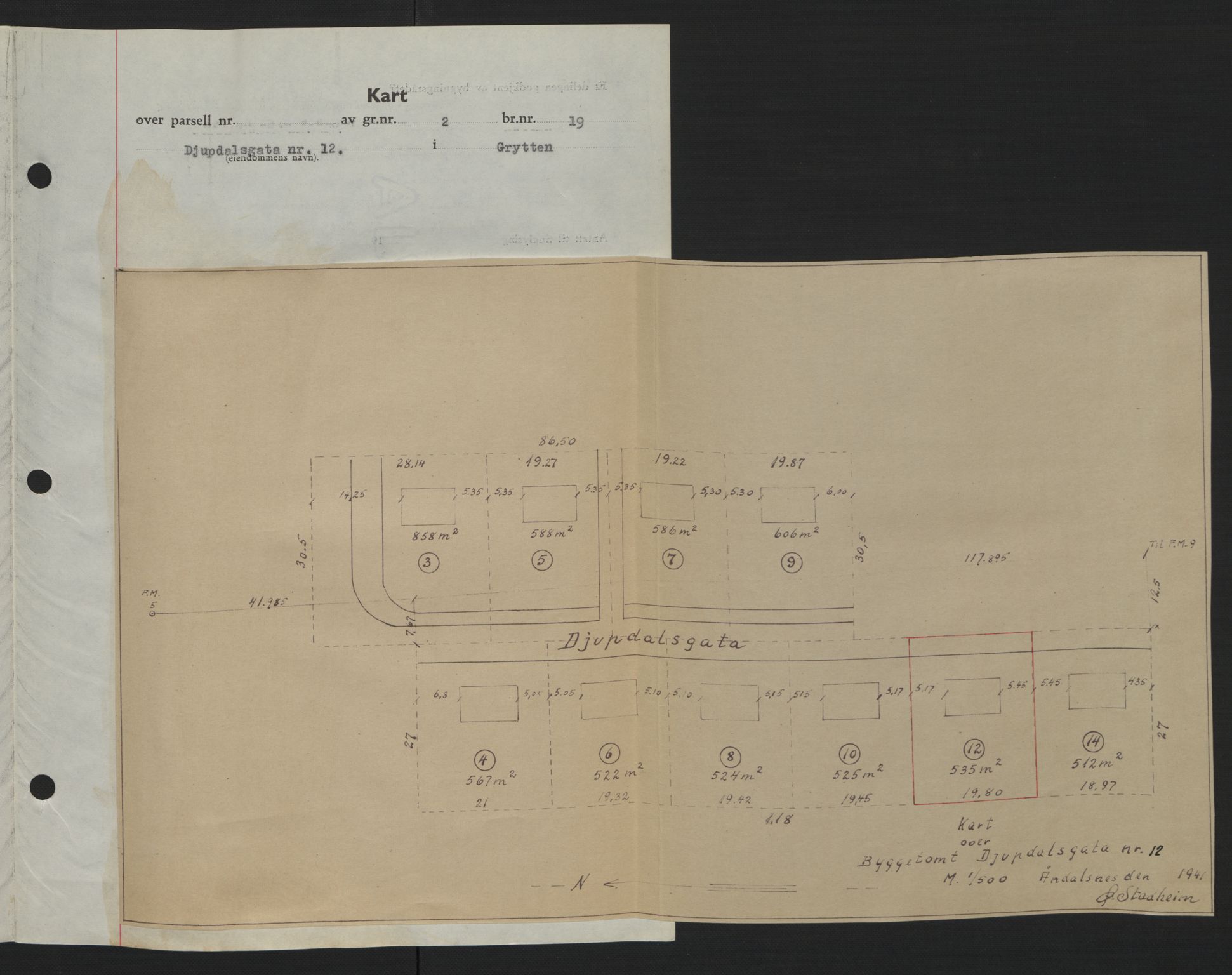 Romsdal sorenskriveri, AV/SAT-A-4149/1/2/2C: Mortgage book no. A11, 1941-1942, Diary no: : 1843/1941