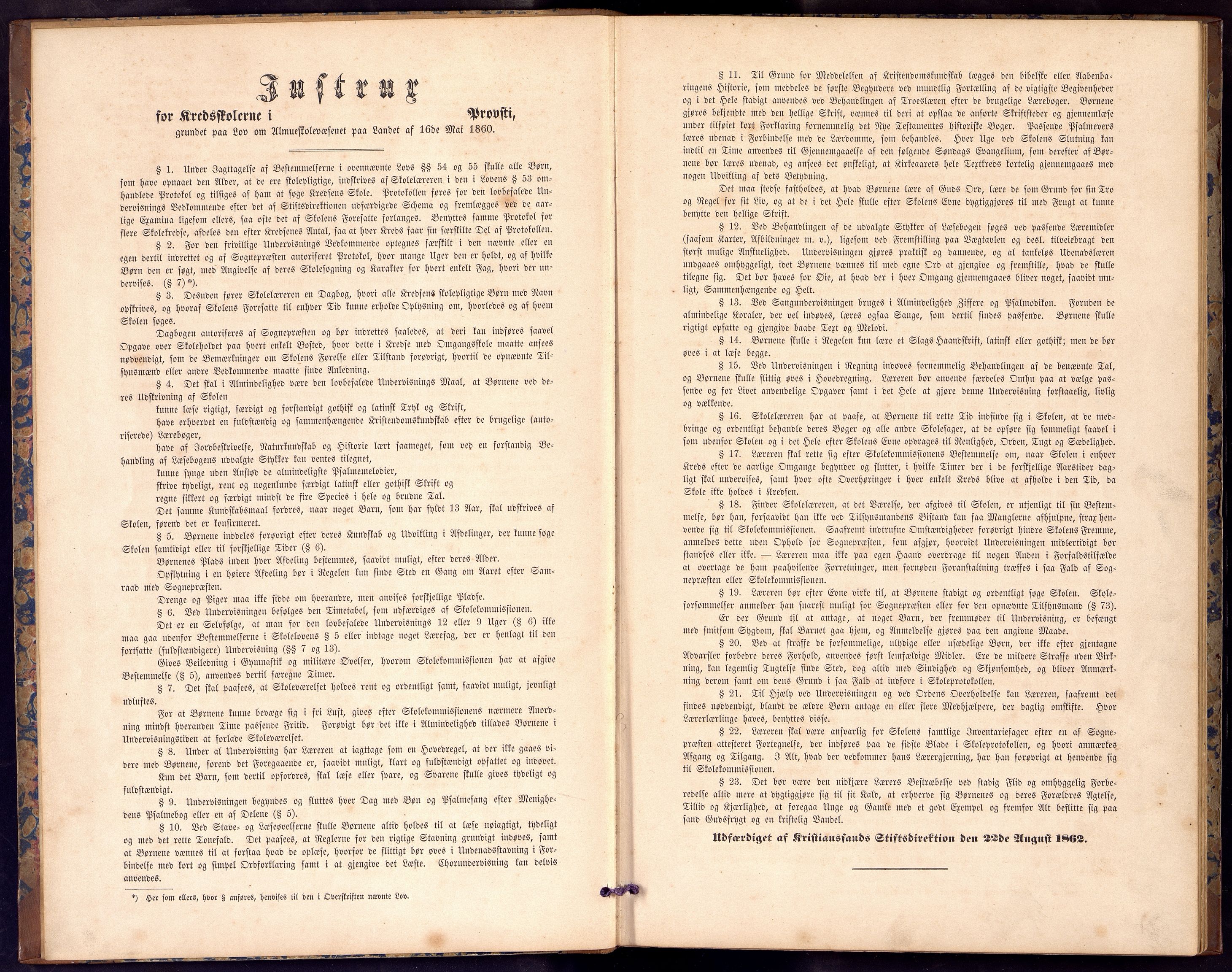 Oddernes kommune - Ytre Flekkerøy/Flekkerøy skolekrets, ARKSOR/1001OD553/I/Ia/L0012: Dagbok - Ytre Flekkerøy skolekrets, 1873-1882