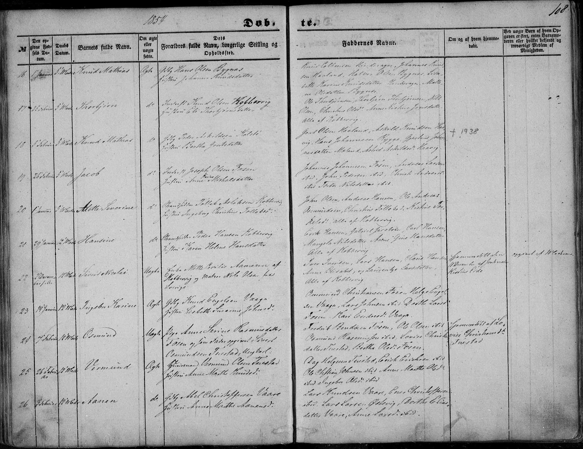 Avaldsnes sokneprestkontor, AV/SAST-A -101851/H/Ha/Haa/L0008: Parish register (official) no. A 8, 1847-1857, p. 108