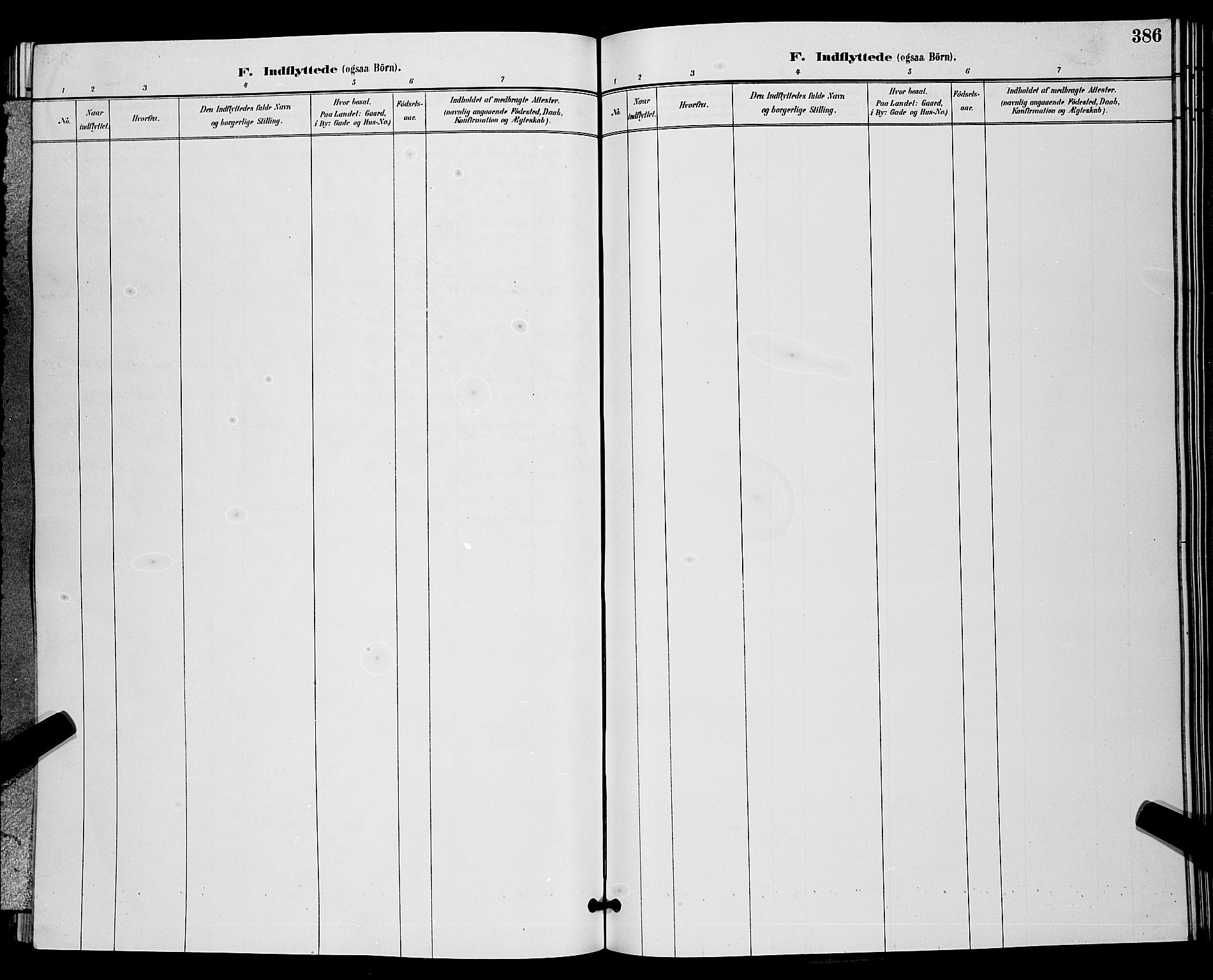 Bamble kirkebøker, SAKO/A-253/G/Ga/L0009: Parish register (copy) no. I 9, 1888-1900, p. 386