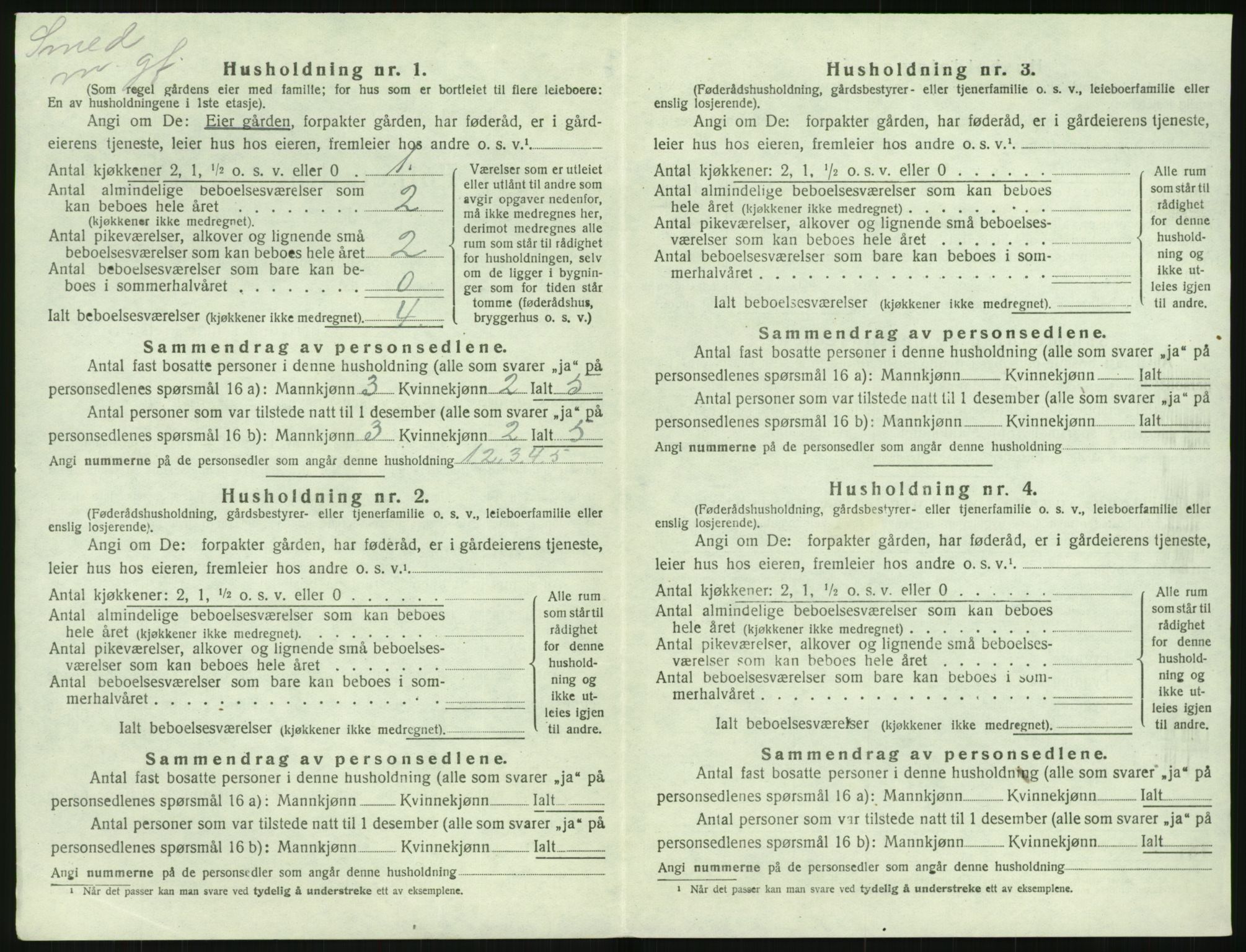 SAK, 1920 census for Tromøy, 1920, p. 978