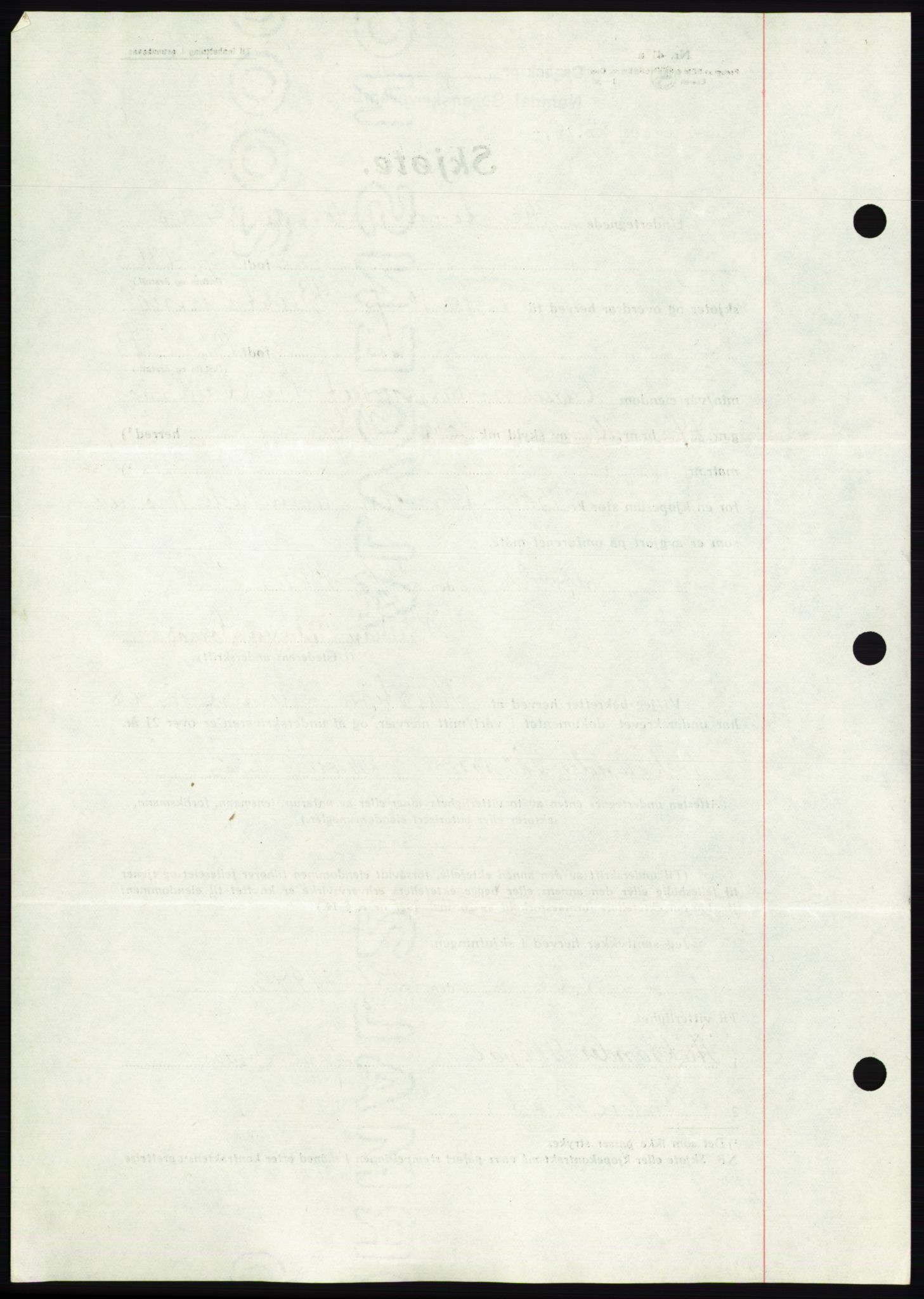 Namdal sorenskriveri, AV/SAT-A-4133/1/2/2C: Mortgage book no. -, 1943-1944, Diary no: : 1844/1943