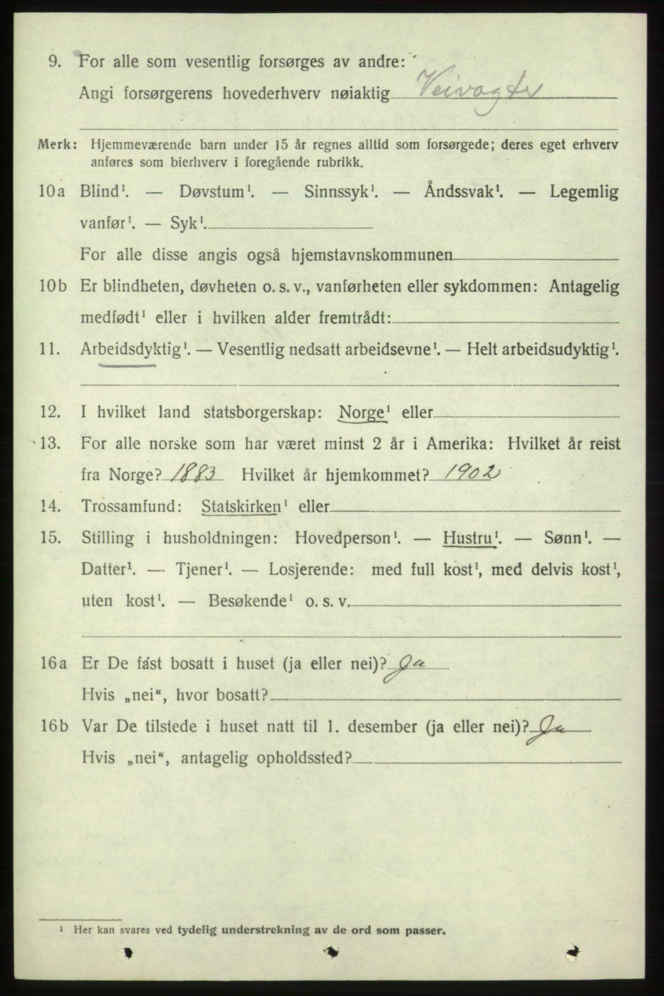 SAB, 1920 census for Skånevik, 1920, p. 5070