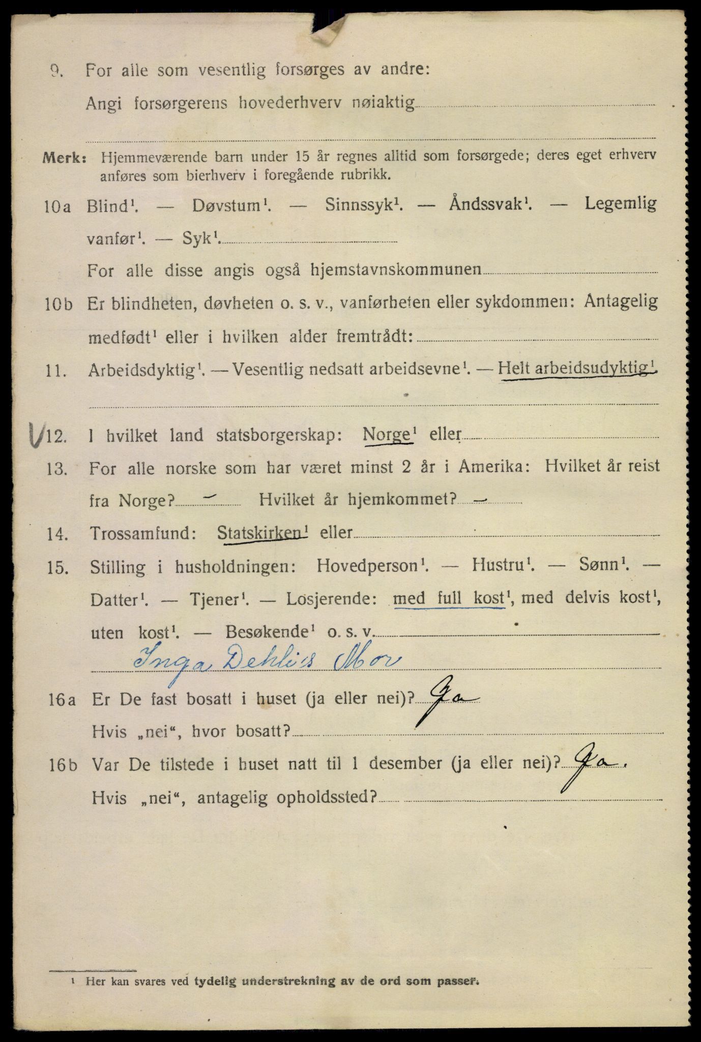 SAO, 1920 census for Kristiania, 1920, p. 597012