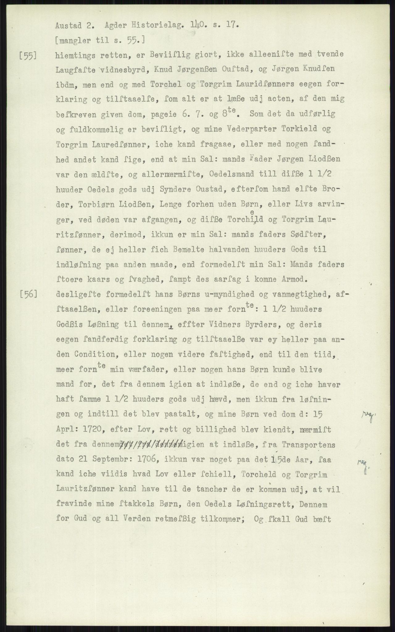 Samlinger til kildeutgivelse, Diplomavskriftsamlingen, AV/RA-EA-4053/H/Ha, p. 390