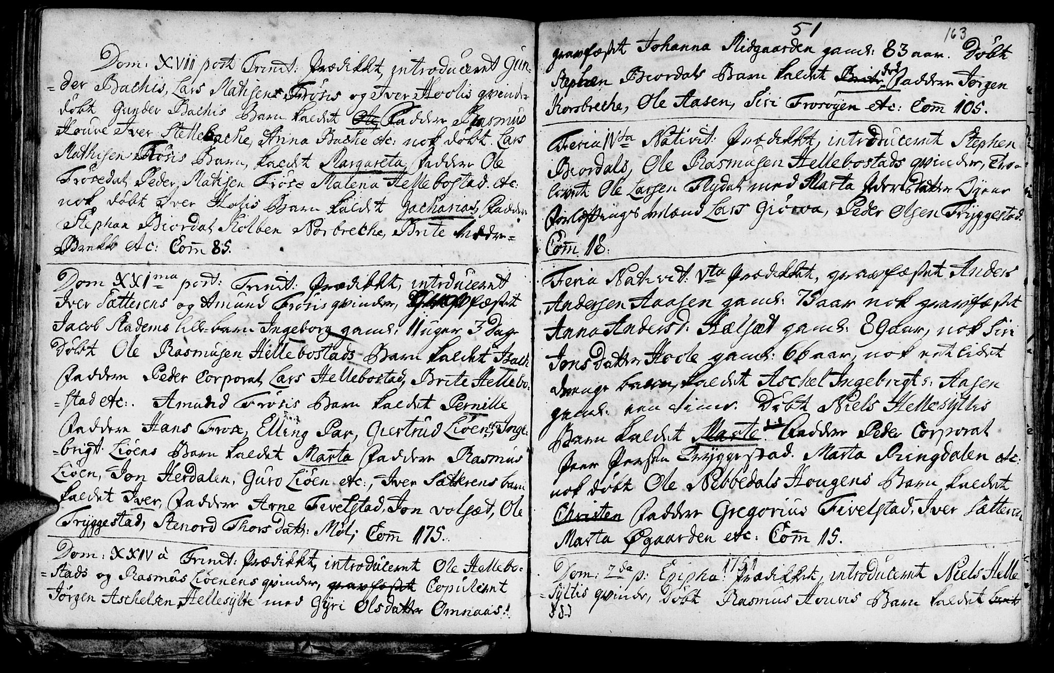 Ministerialprotokoller, klokkerbøker og fødselsregistre - Møre og Romsdal, SAT/A-1454/519/L0241: Parish register (official) no. 519A01 /2, 1736-1760, p. 163