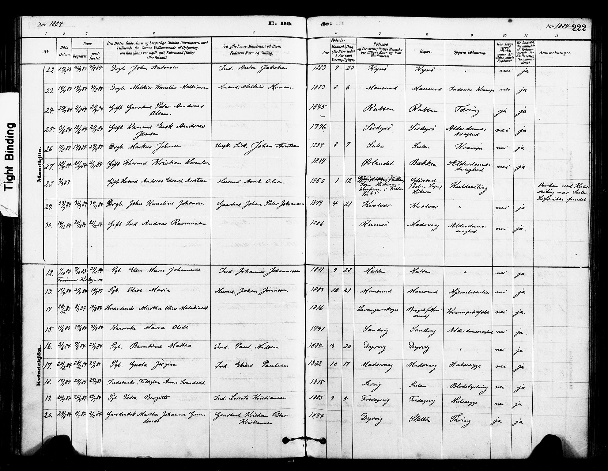 Ministerialprotokoller, klokkerbøker og fødselsregistre - Sør-Trøndelag, SAT/A-1456/640/L0578: Parish register (official) no. 640A03, 1879-1889, p. 222