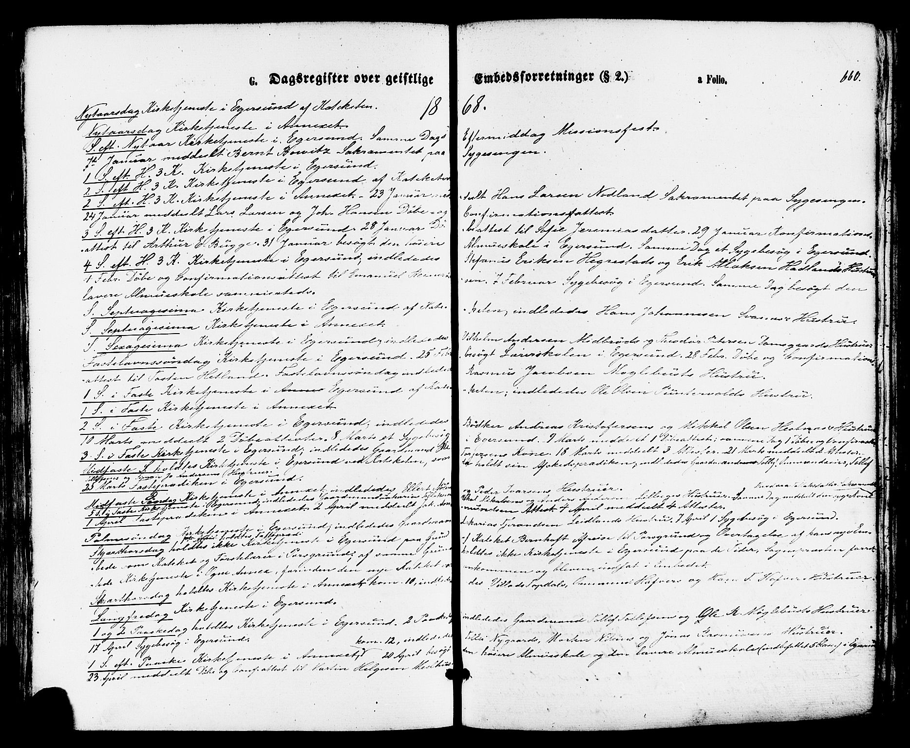Eigersund sokneprestkontor, SAST/A-101807/S08/L0014: Parish register (official) no. A 13, 1866-1878, p. 660
