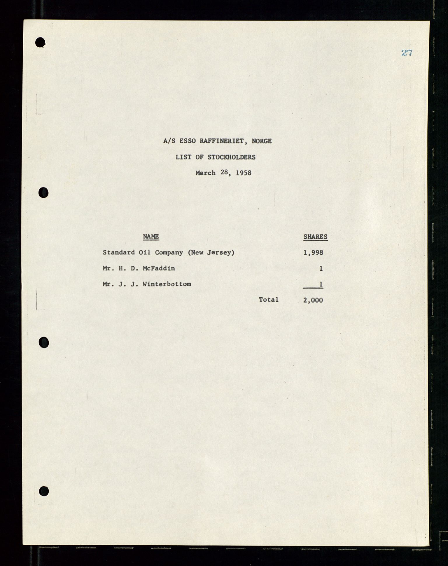 PA 1537 - A/S Essoraffineriet Norge, AV/SAST-A-101957/A/Aa/L0002/0001: Styremøter / Shareholder meetings, Board meeting minutes, 1957-1961, p. 49