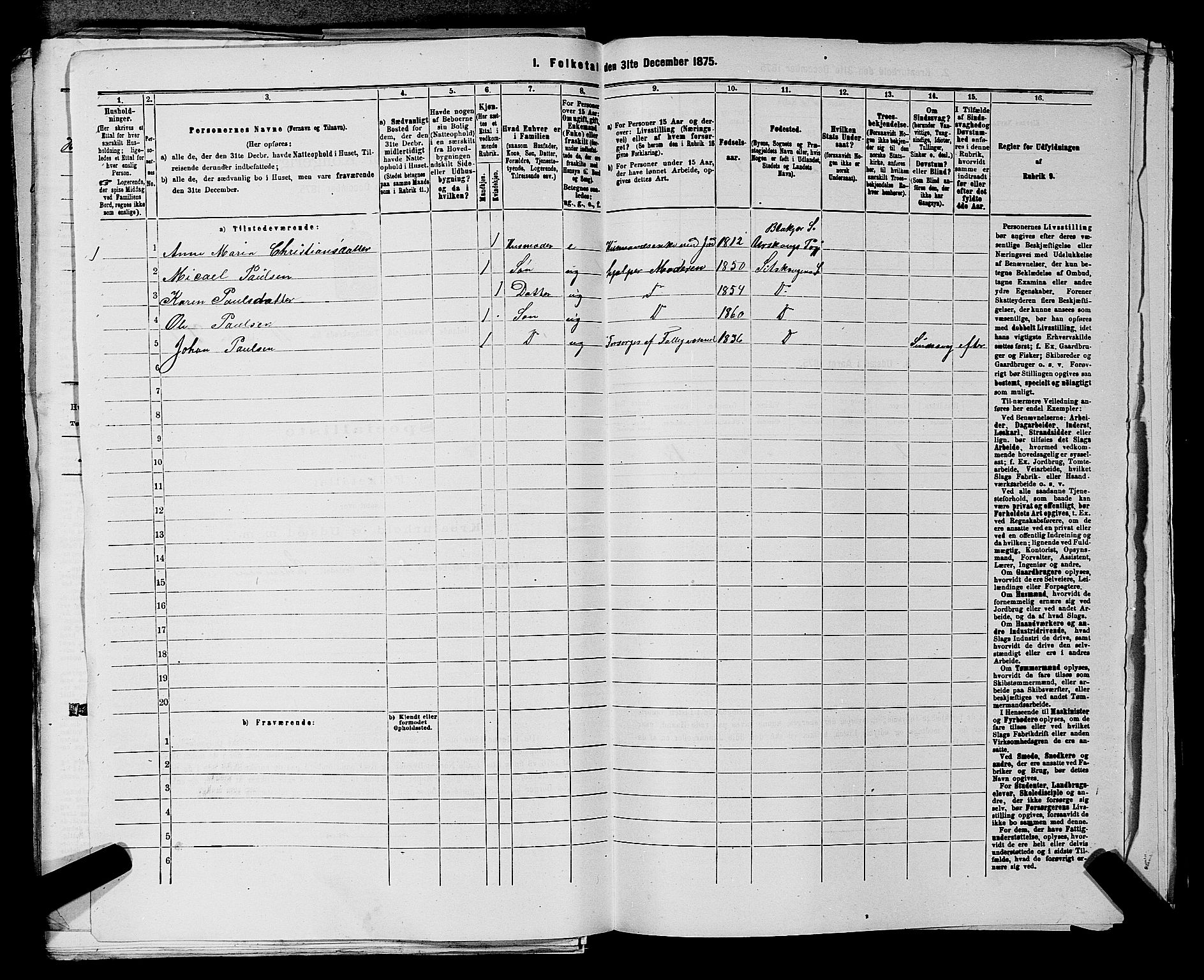 RA, 1875 census for 0221P Høland, 1875, p. 2130