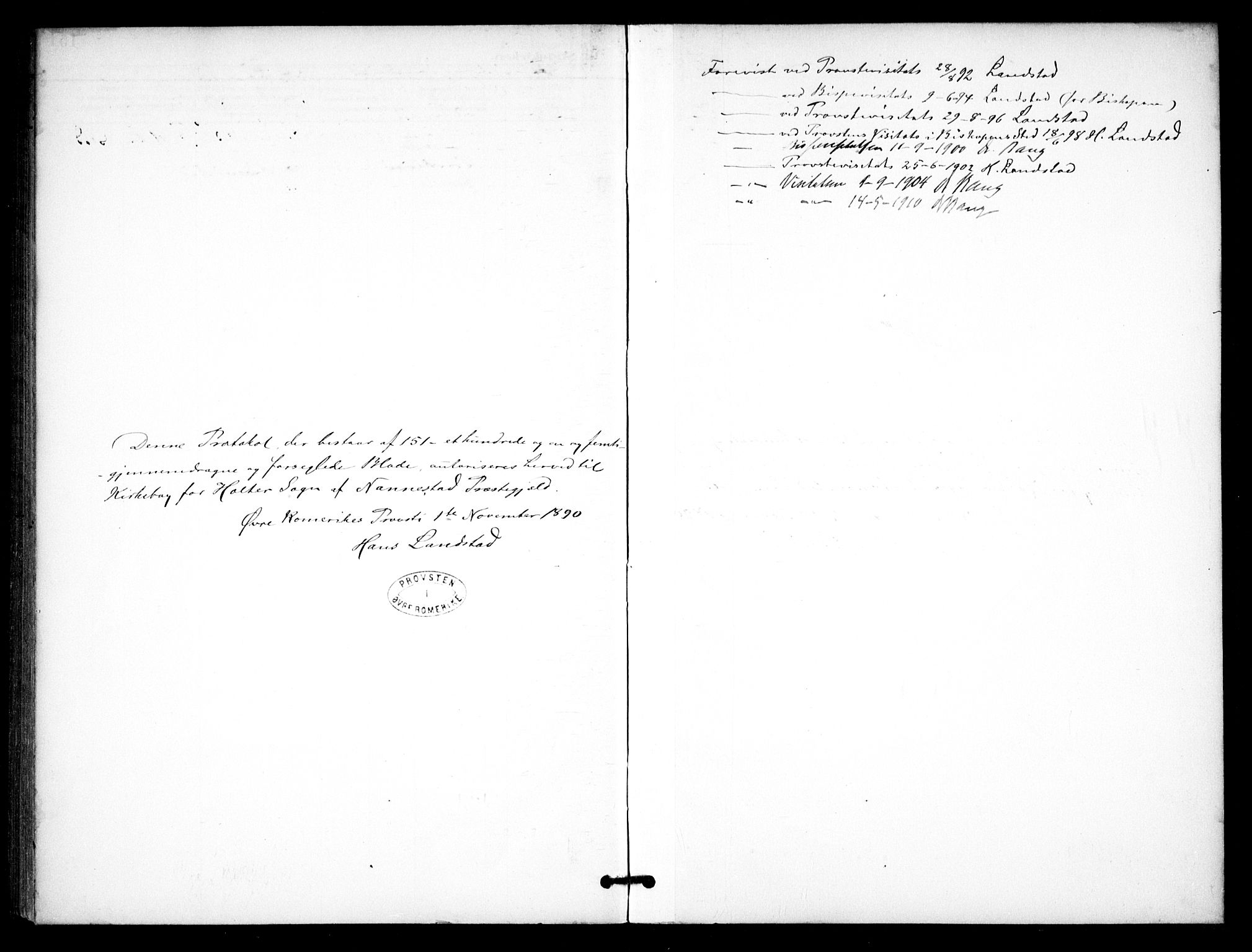 Nannestad prestekontor Kirkebøker, SAO/A-10414a/F/Fb/L0002: Parish register (official) no. II 2, 1891-1909