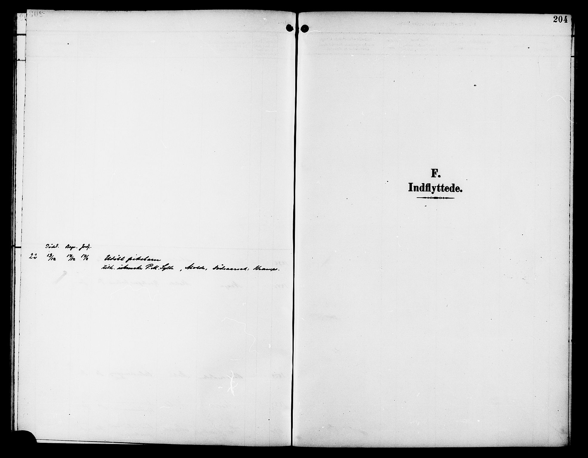 Ministerialprotokoller, klokkerbøker og fødselsregistre - Møre og Romsdal, SAT/A-1454/558/L0702: Parish register (copy) no. 558C03, 1894-1915, p. 204