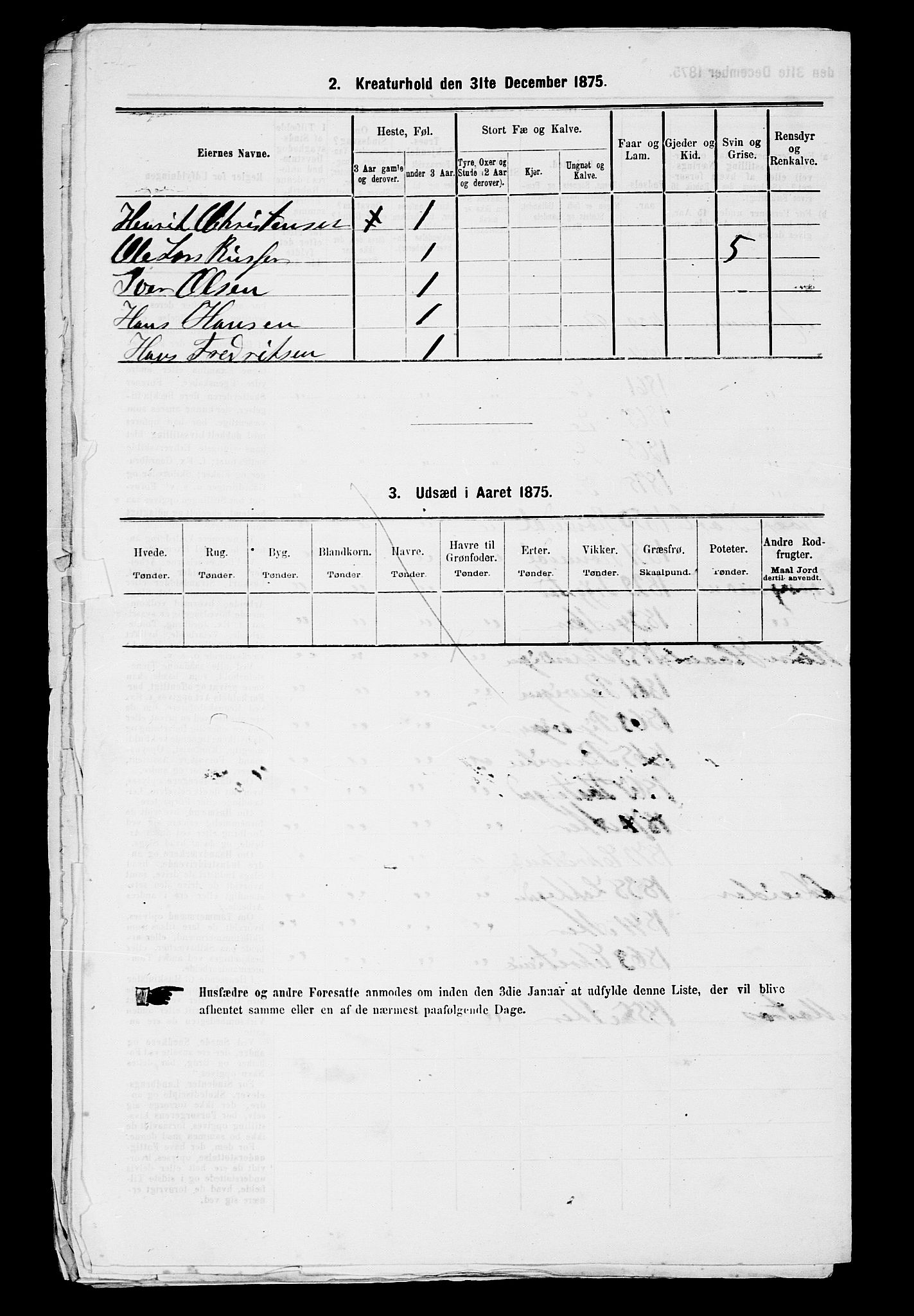 RA, 1875 census for 0301 Kristiania, 1875, p. 7951