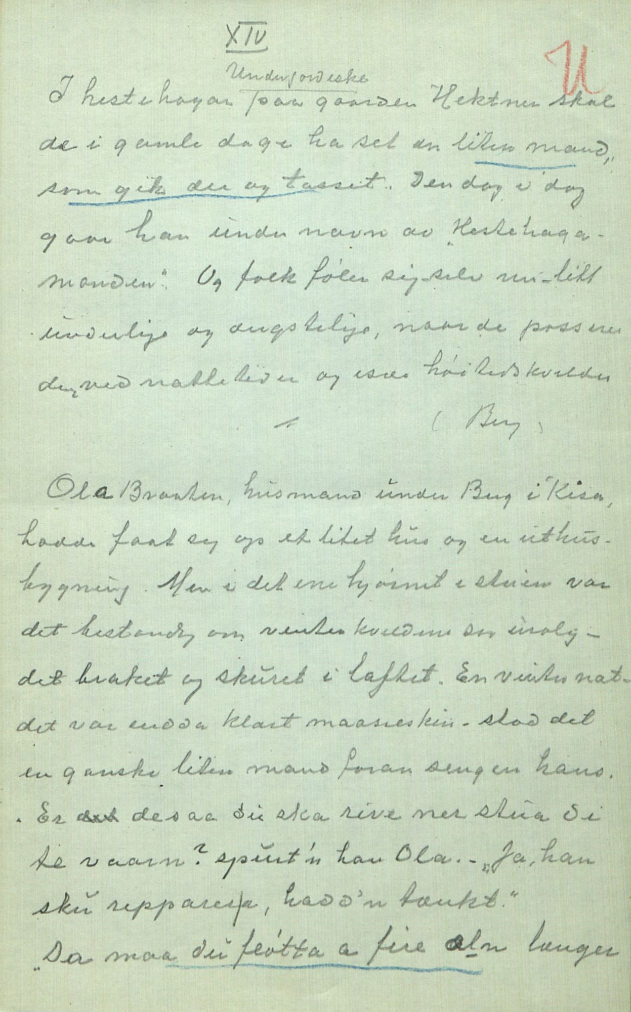 Rikard Berge, TEMU/TGM-A-1003/F/L0014/0040: 471-512 / 510 Brev til Berge frå Hankenæs + oppskrifter som H. kallar for sine, 1915-1917, p. 71