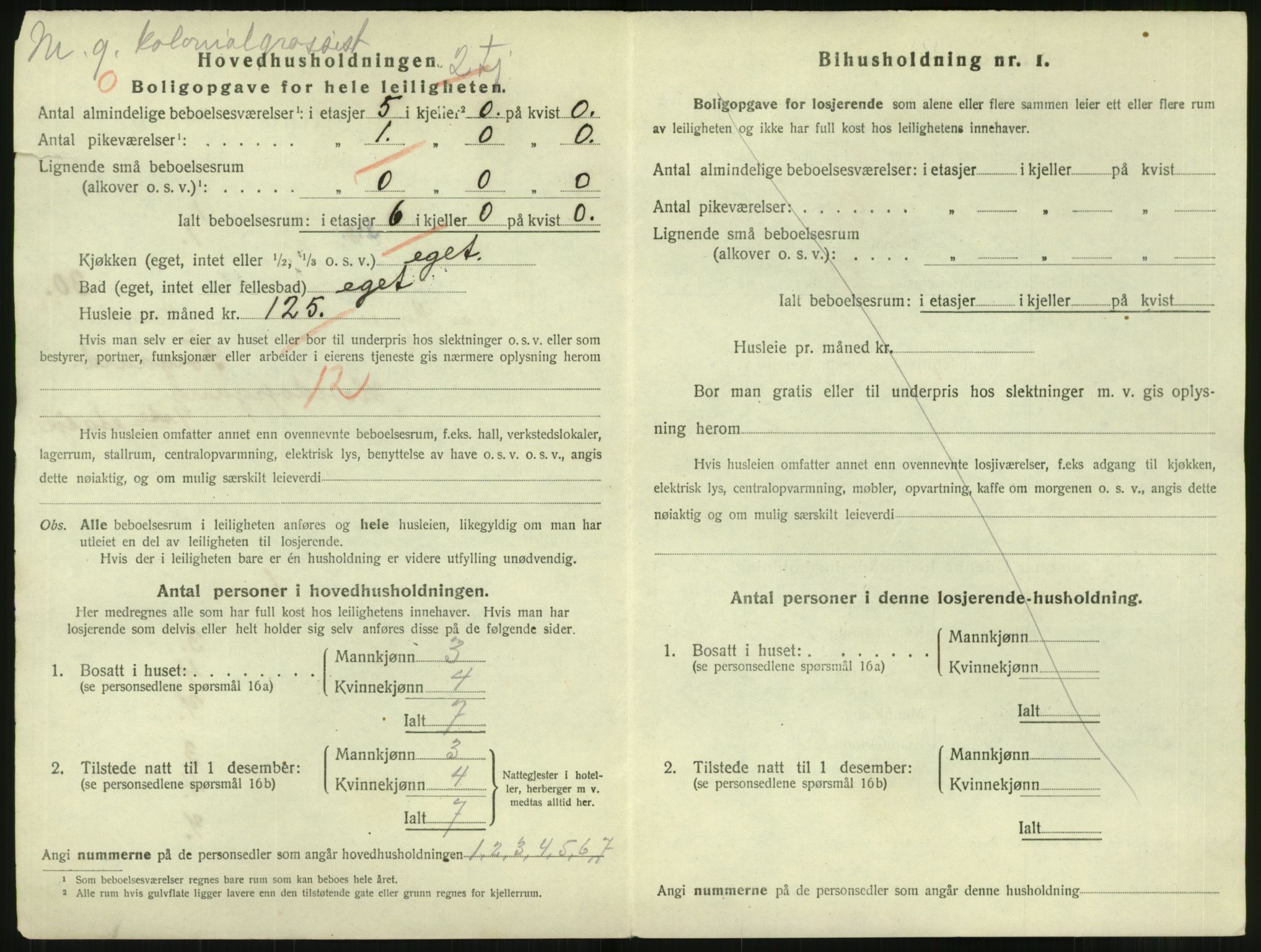 SAT, 1920 census for Trondheim, 1920, p. 17411