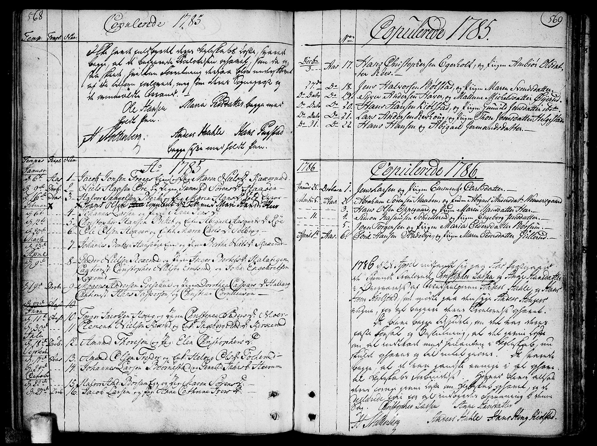 Ås prestekontor Kirkebøker, AV/SAO-A-10894/F/Fa/L0002: Parish register (official) no. I 2, 1778-1813, p. 568-569