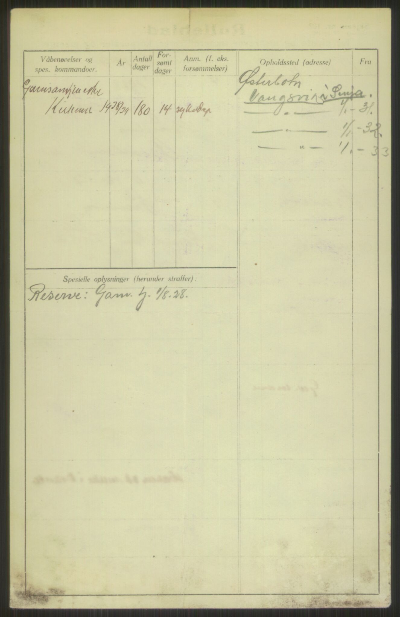 Forsvaret, Troms infanteriregiment nr. 16, AV/RA-RAFA-3146/P/Pa/L0013/0003: Rulleblad / Rulleblad for regimentets menige mannskaper, årsklasse 1928, 1928, p. 134