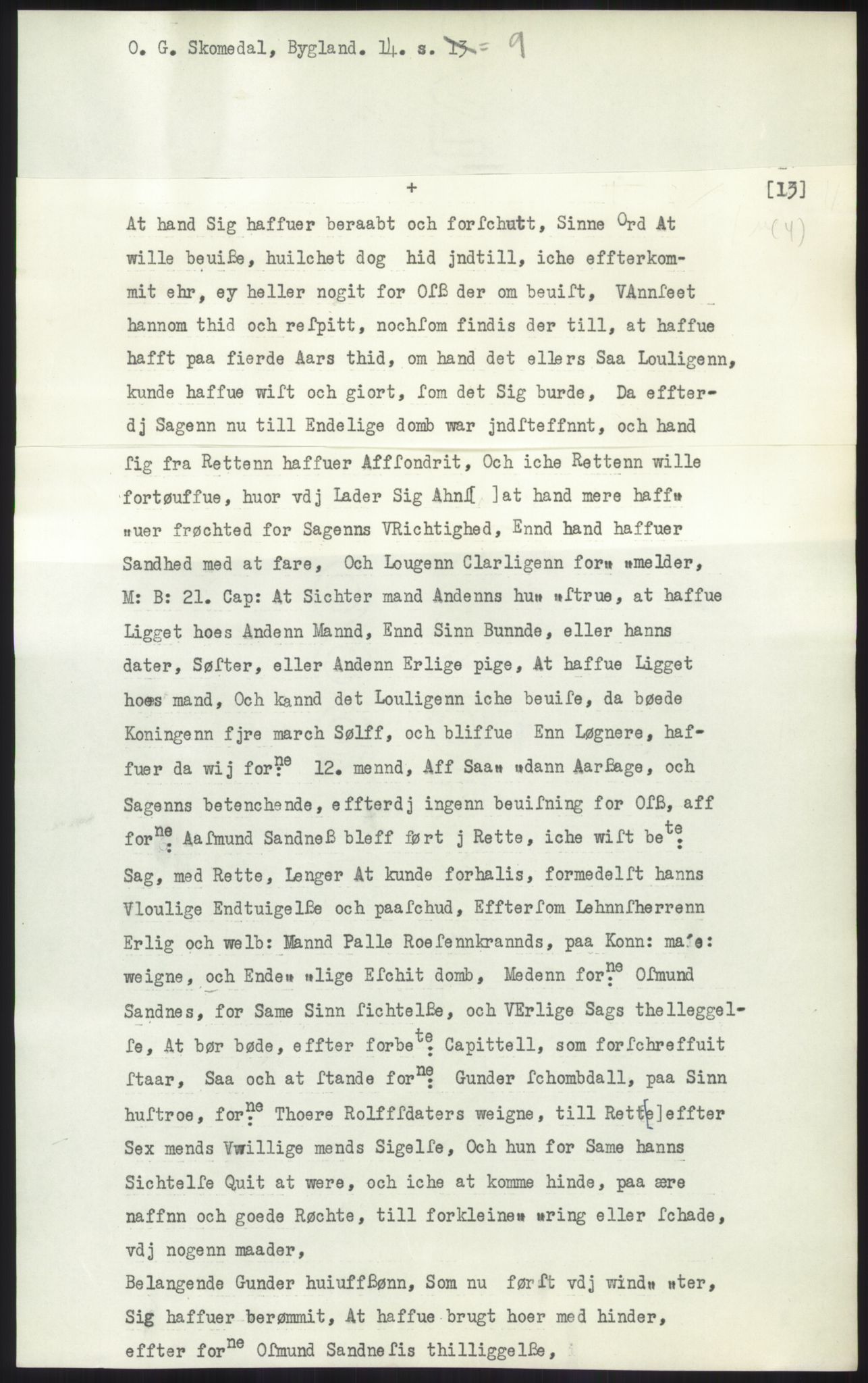 Samlinger til kildeutgivelse, Diplomavskriftsamlingen, AV/RA-EA-4053/H/Ha, p. 806