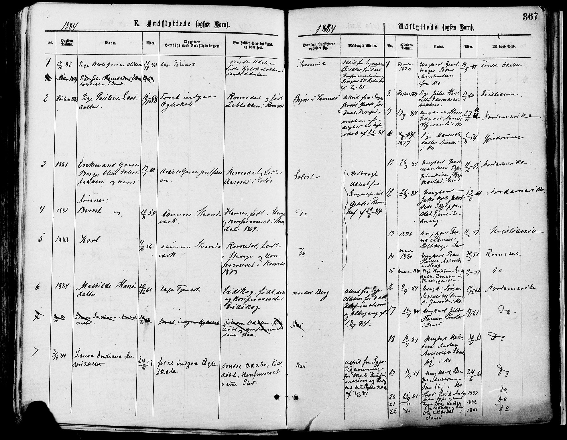 Nord-Odal prestekontor, AV/SAH-PREST-032/H/Ha/Haa/L0005: Parish register (official) no. 5, 1874-1885, p. 367