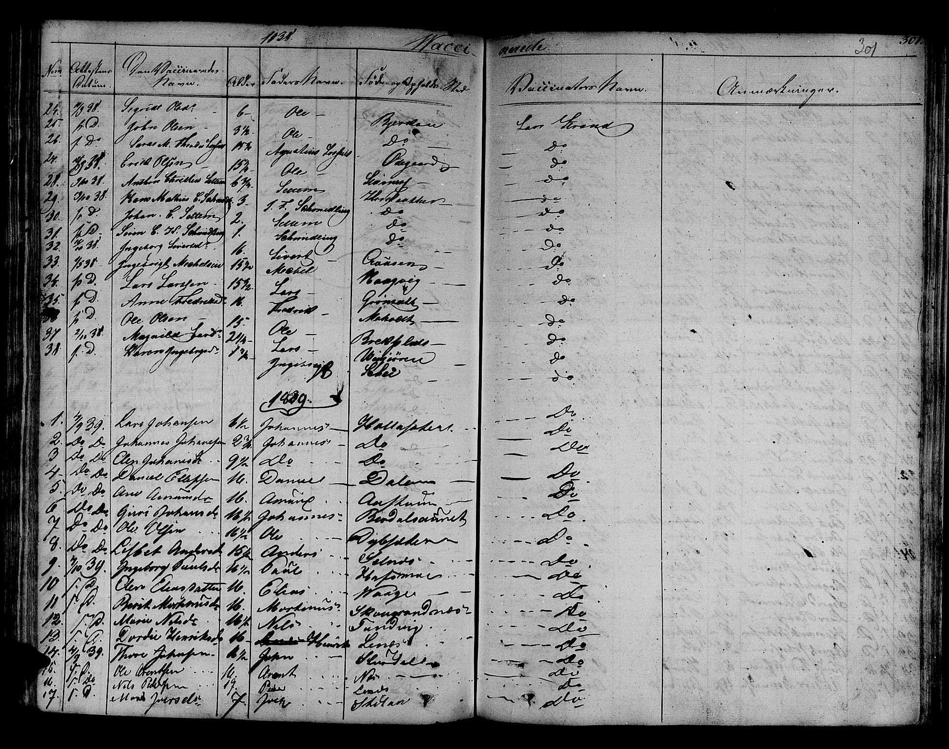 Ministerialprotokoller, klokkerbøker og fødselsregistre - Sør-Trøndelag, SAT/A-1456/630/L0492: Parish register (official) no. 630A05, 1830-1840, p. 301