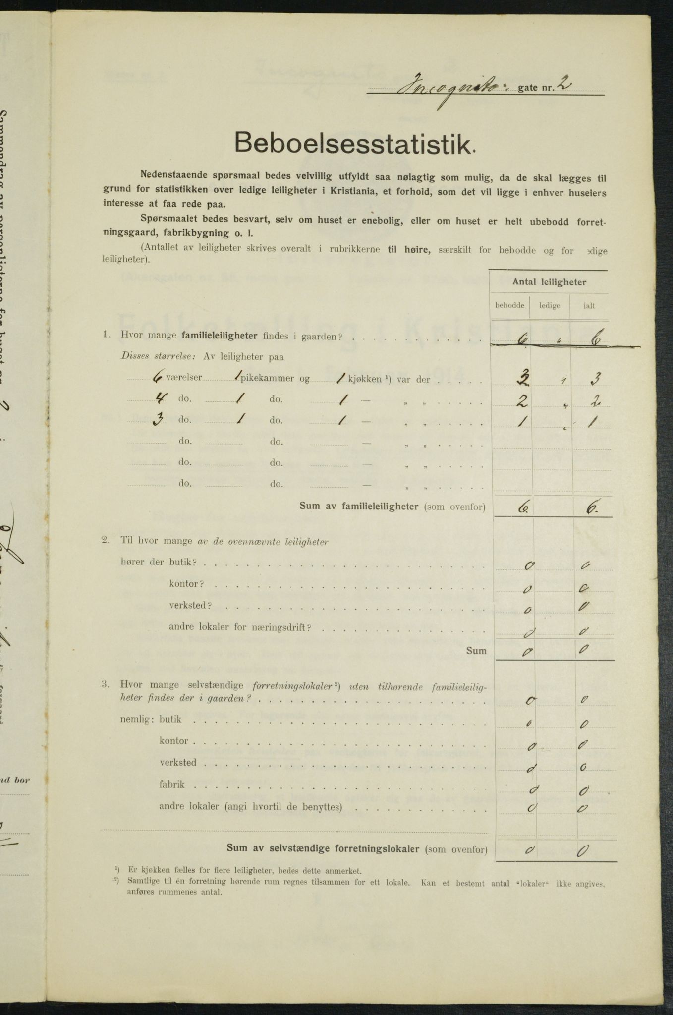 OBA, Municipal Census 1914 for Kristiania, 1914, p. 44011