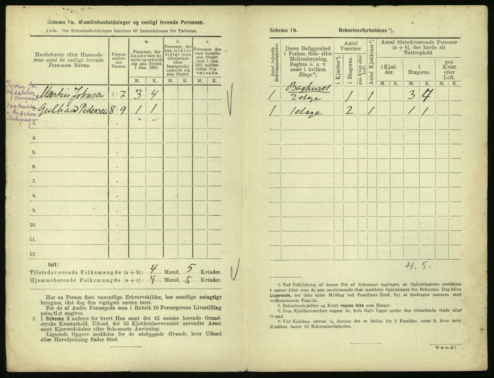 RA, 1891 census for 0301 Kristiania, 1891, p. 2531