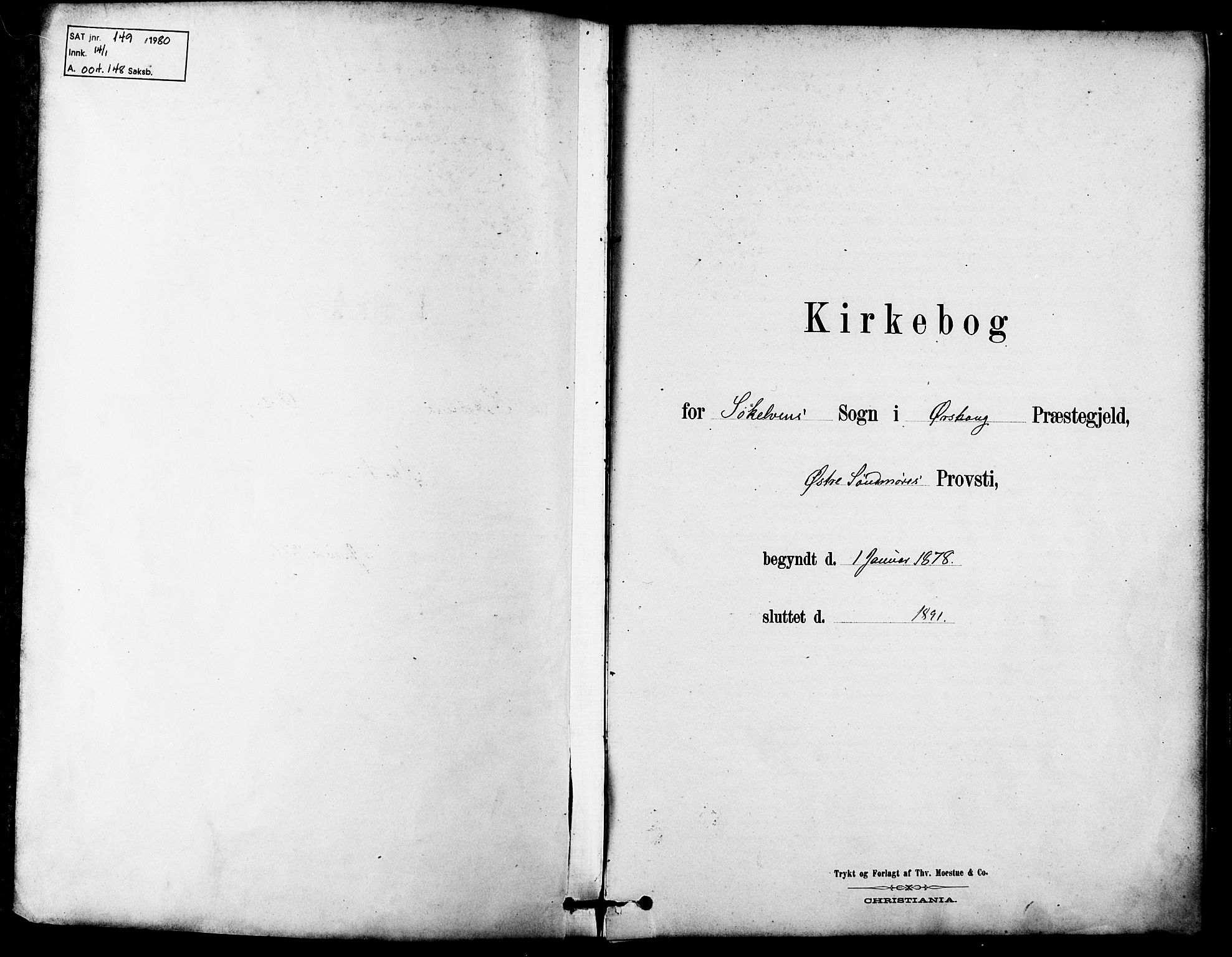 Ministerialprotokoller, klokkerbøker og fødselsregistre - Møre og Romsdal, AV/SAT-A-1454/523/L0334: Parish register (official) no. 523A01, 1878-1891