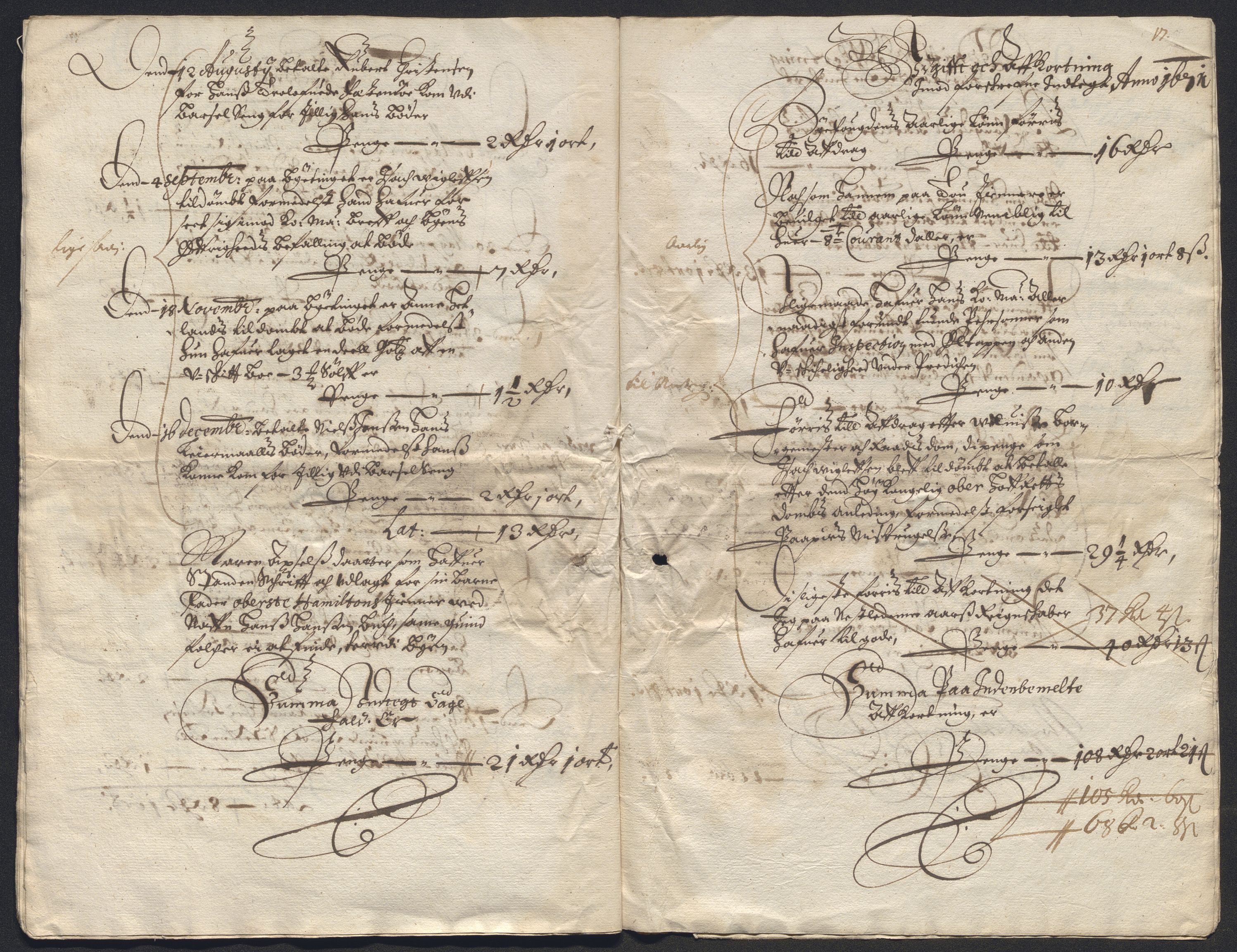 Rentekammeret inntil 1814, Reviderte regnskaper, Byregnskaper, AV/RA-EA-4066/R/Ro/L0316: [O14] Sikt og sakefall, 1662-1693, p. 134