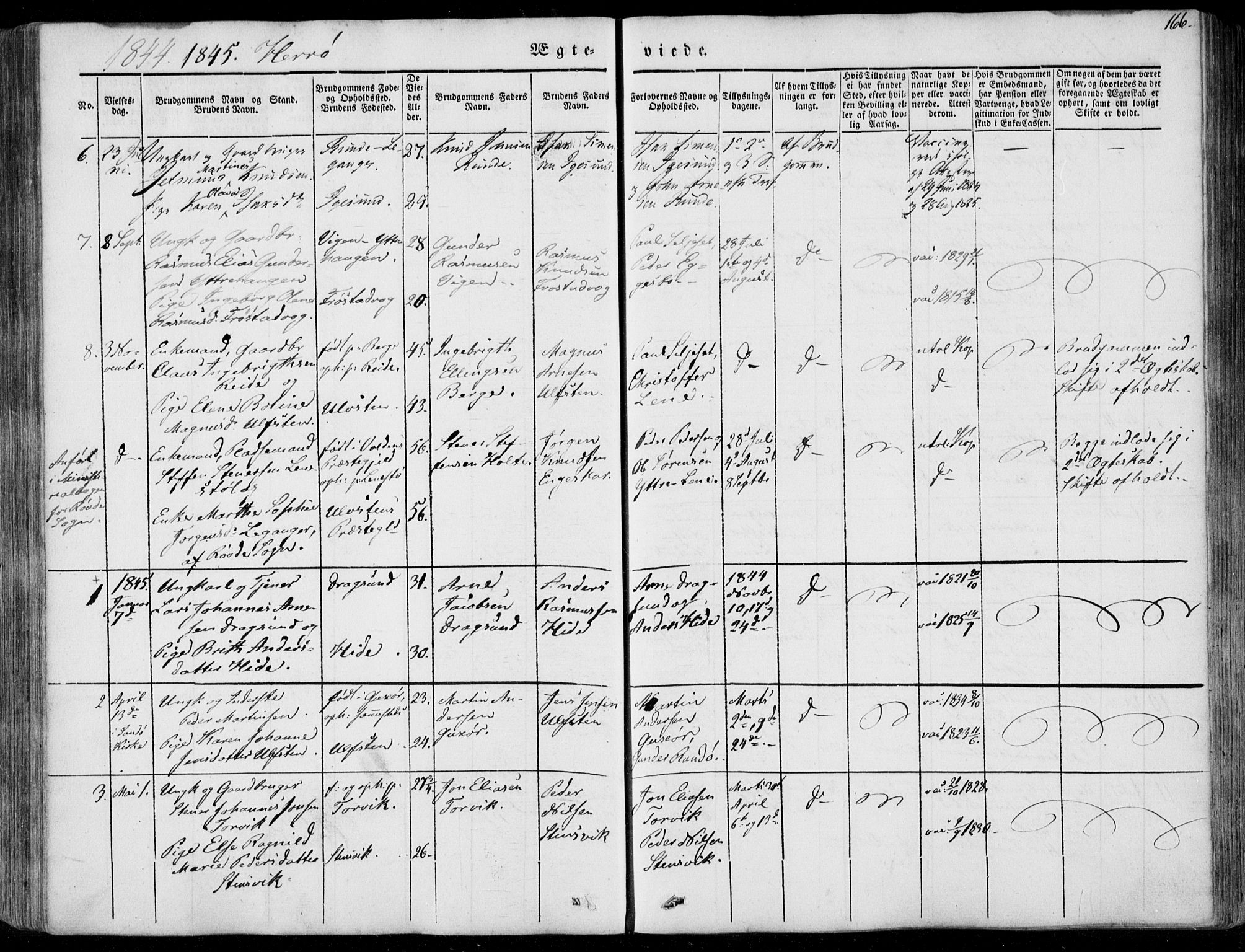 Ministerialprotokoller, klokkerbøker og fødselsregistre - Møre og Romsdal, AV/SAT-A-1454/507/L0070: Parish register (official) no. 507A05, 1842-1873, p. 166