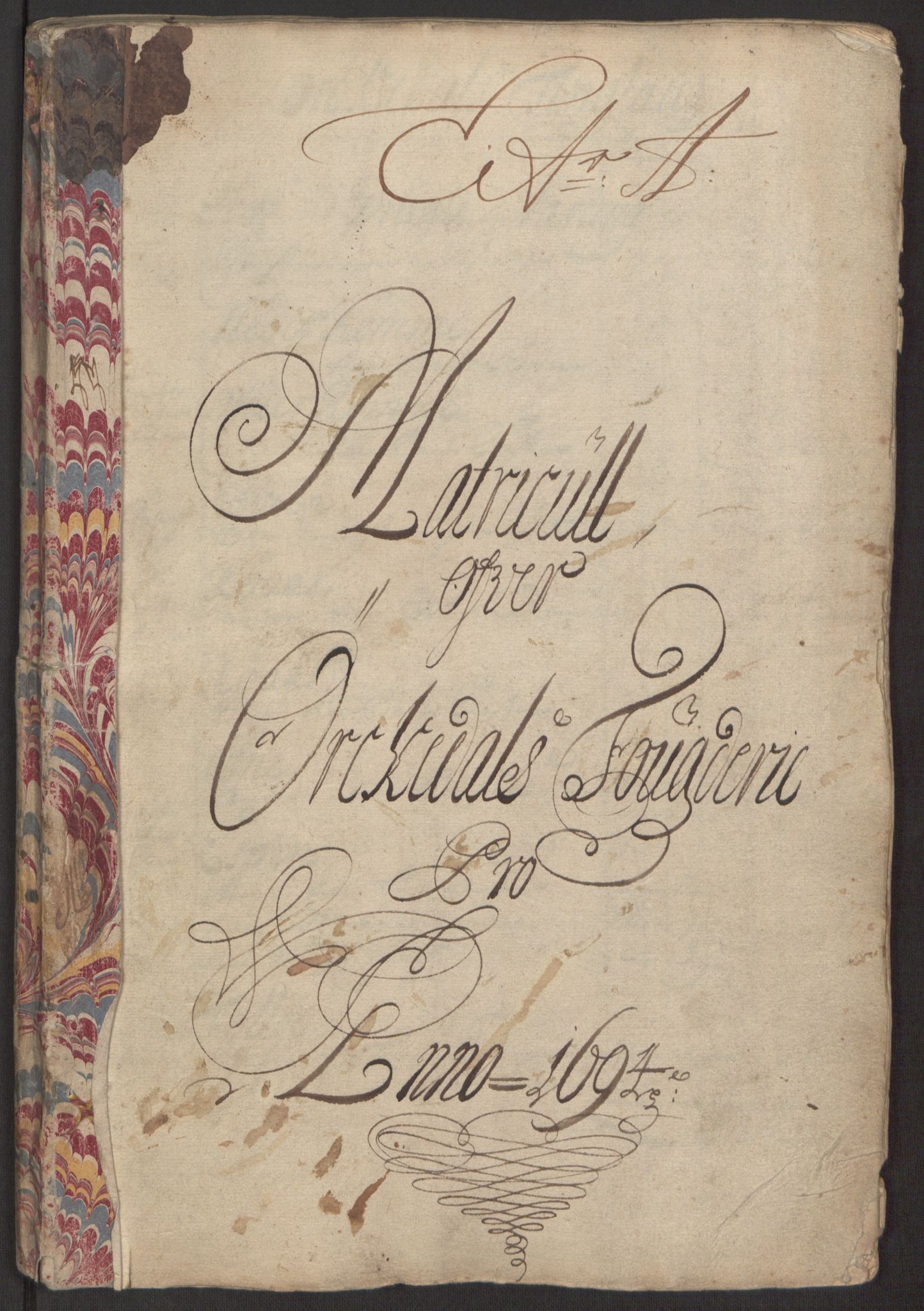 Rentekammeret inntil 1814, Reviderte regnskaper, Fogderegnskap, RA/EA-4092/R60/L3944: Fogderegnskap Orkdal og Gauldal, 1694, p. 6