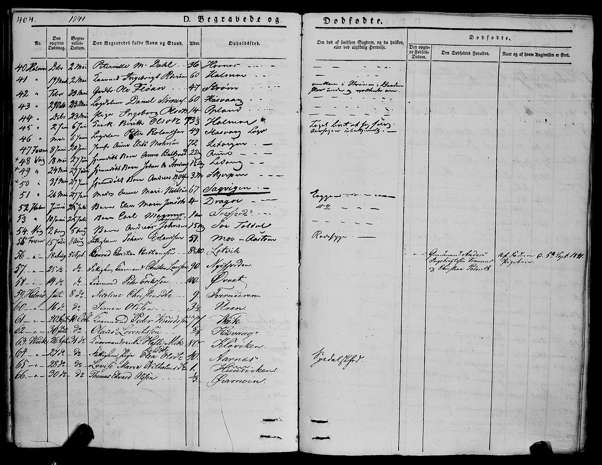Ministerialprotokoller, klokkerbøker og fødselsregistre - Nord-Trøndelag, SAT/A-1458/773/L0614: Parish register (official) no. 773A05, 1831-1856, p. 404
