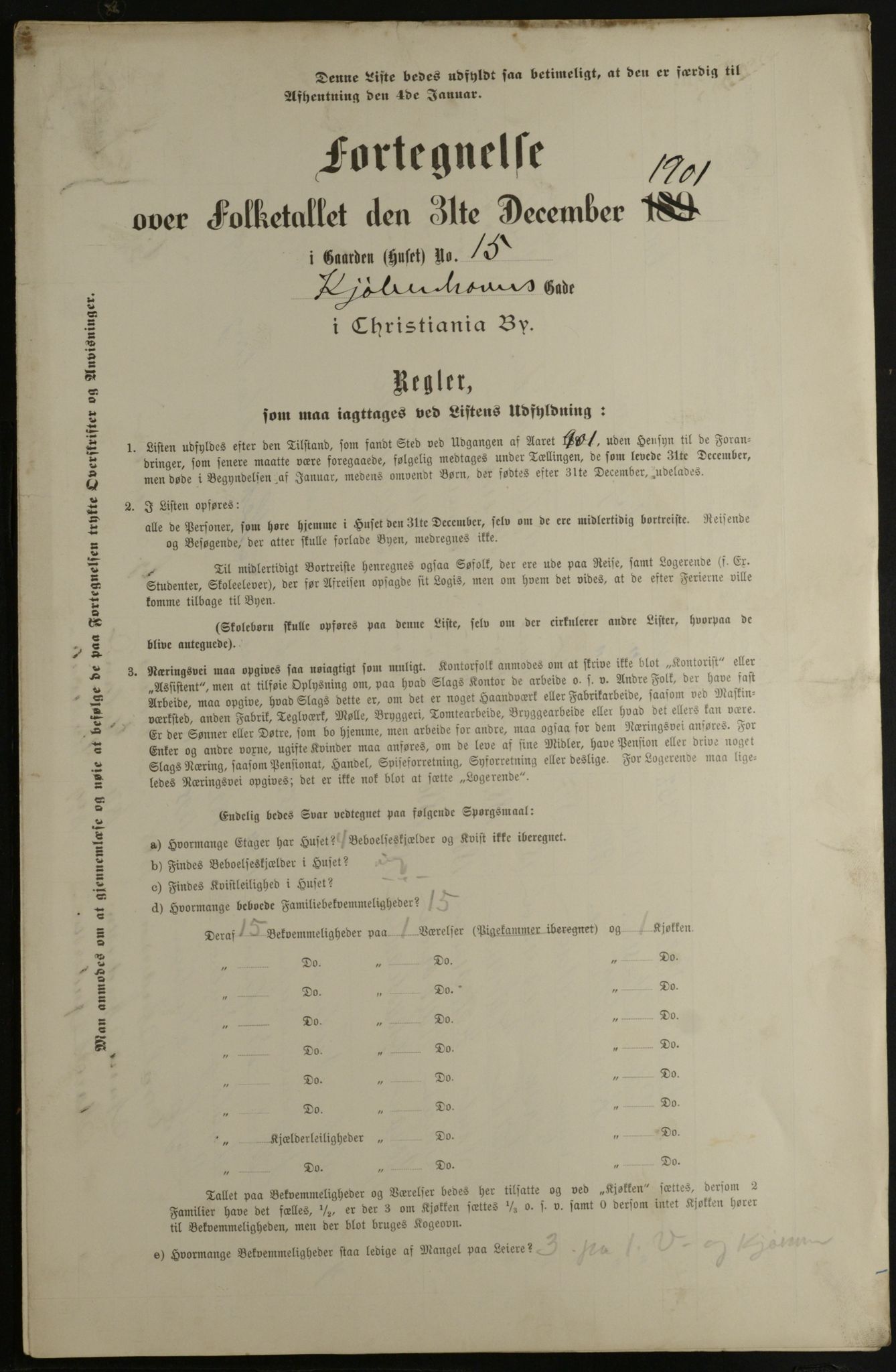 OBA, Municipal Census 1901 for Kristiania, 1901, p. 8479