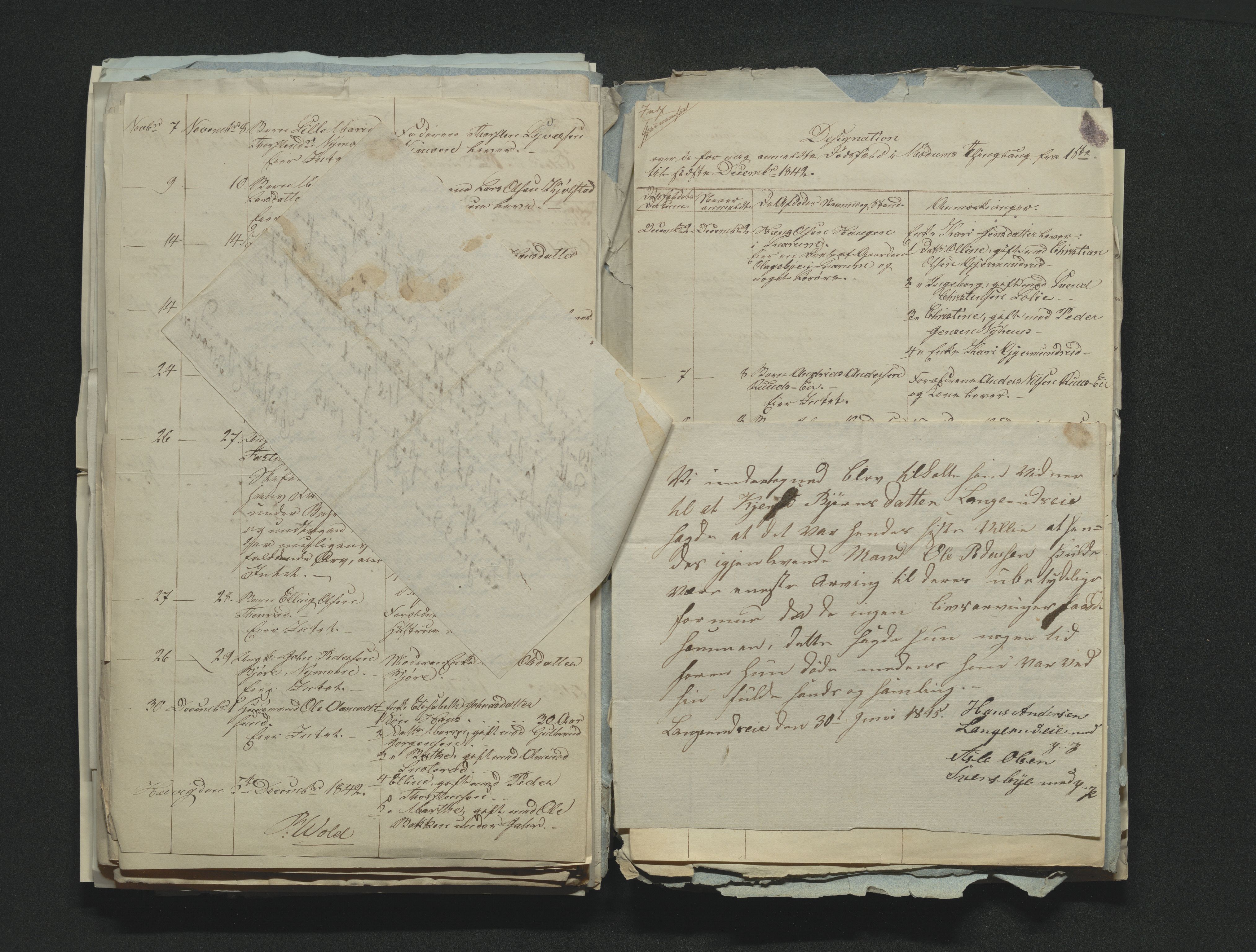 Eiker, Modum og Sigdal sorenskriveri, AV/SAKO-A-123/H/Ha/Hab/L0006: Dødsfallsmeldinger, 1841-1845