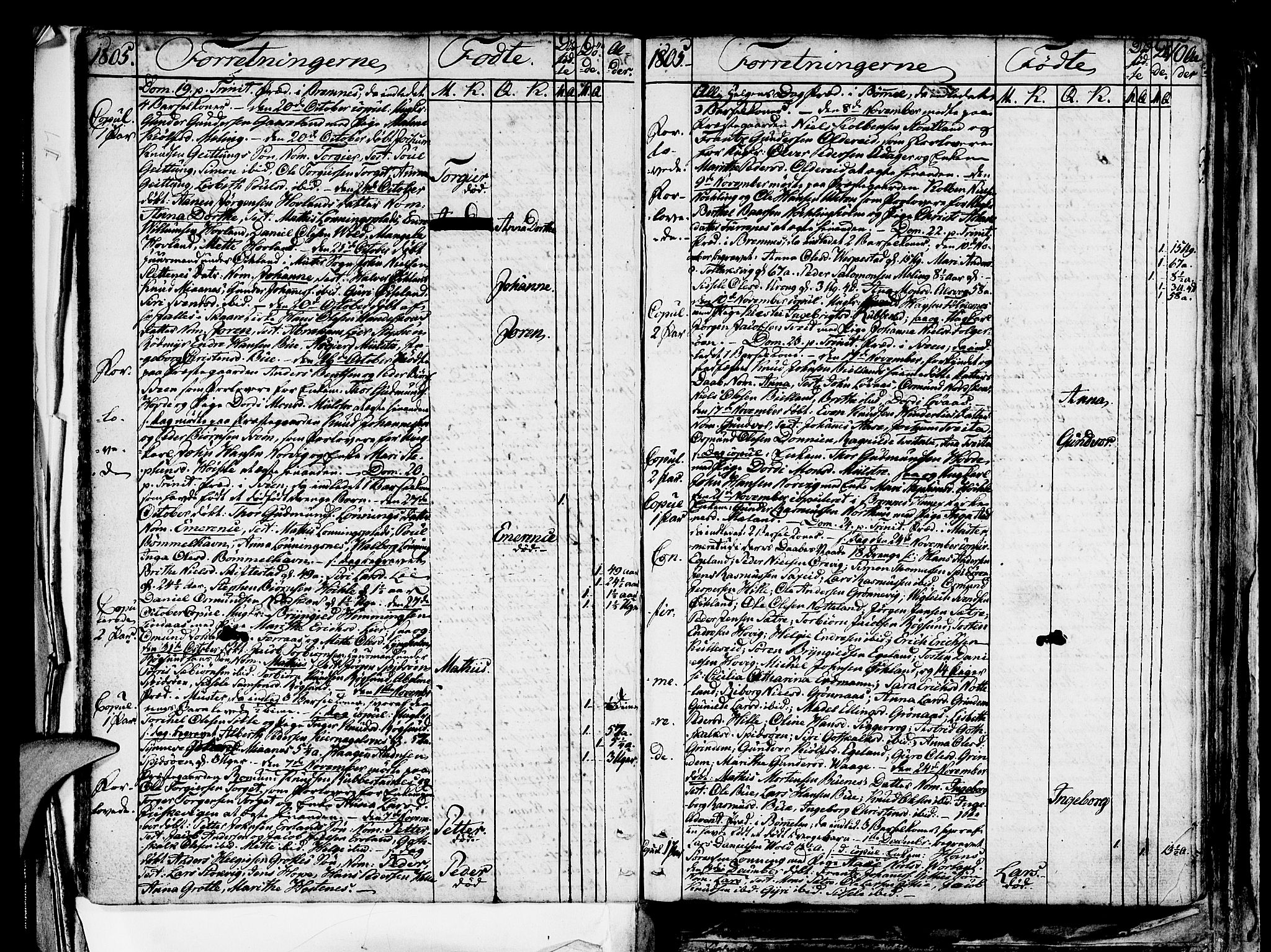 Finnås sokneprestembete, SAB/A-99925/H/Ha/Haa/Haaa/L0004: Parish register (official) no. A 4, 1804-1830, p. 10