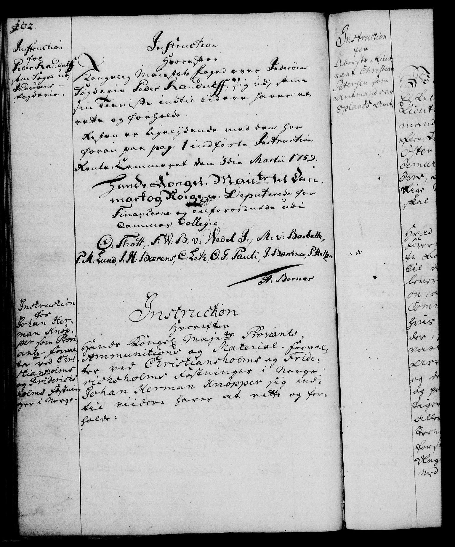 Rentekammeret, Kammerkanselliet, RA/EA-3111/G/Gg/Ggi/L0003: Norsk instruksjonsprotokoll med register (merket RK 53.36), 1751-1775, p. 202