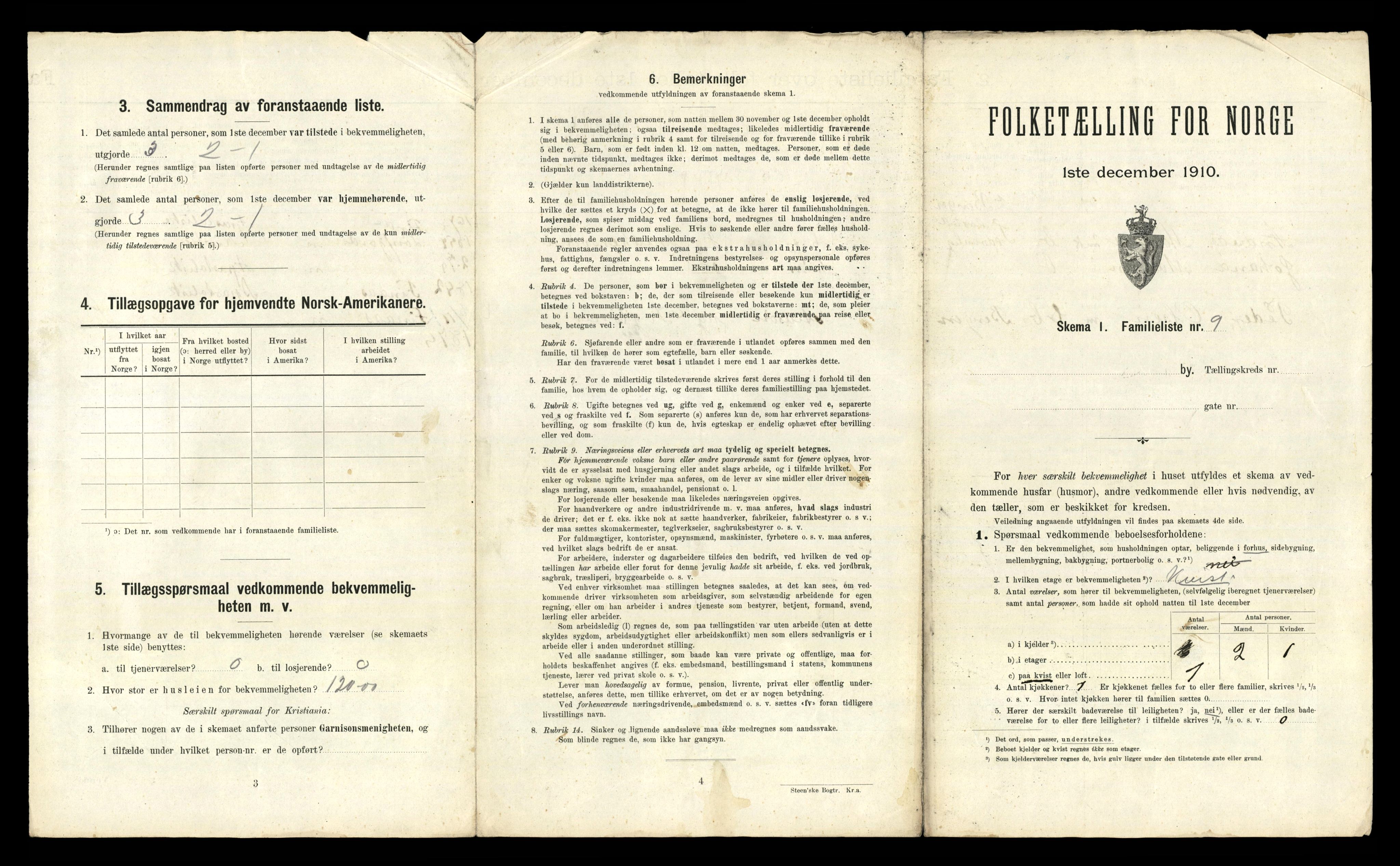 RA, 1910 census for Bergen, 1910, p. 25285