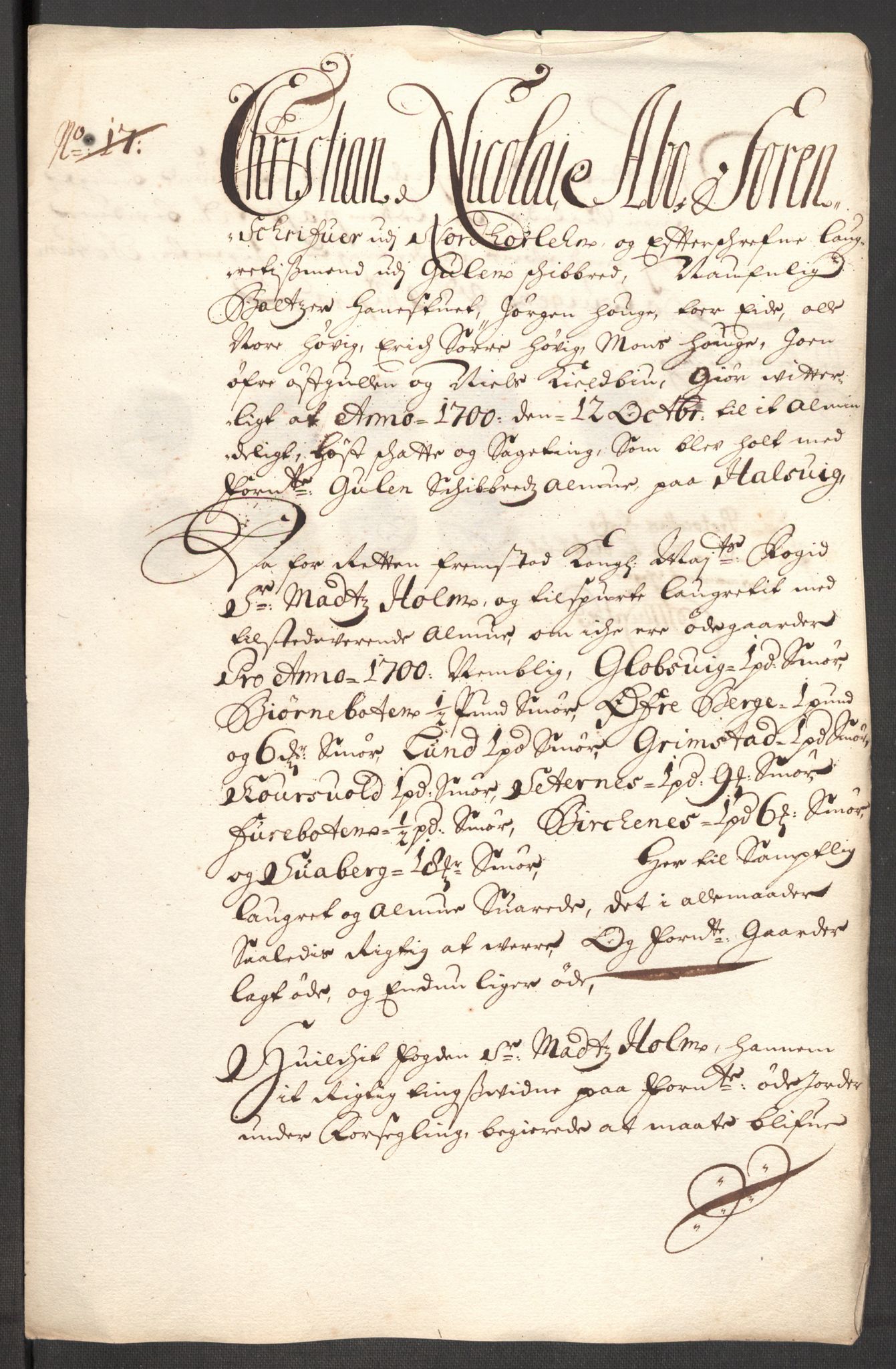 Rentekammeret inntil 1814, Reviderte regnskaper, Fogderegnskap, RA/EA-4092/R51/L3185: Fogderegnskap Nordhordland og Voss, 1700-1701, p. 182