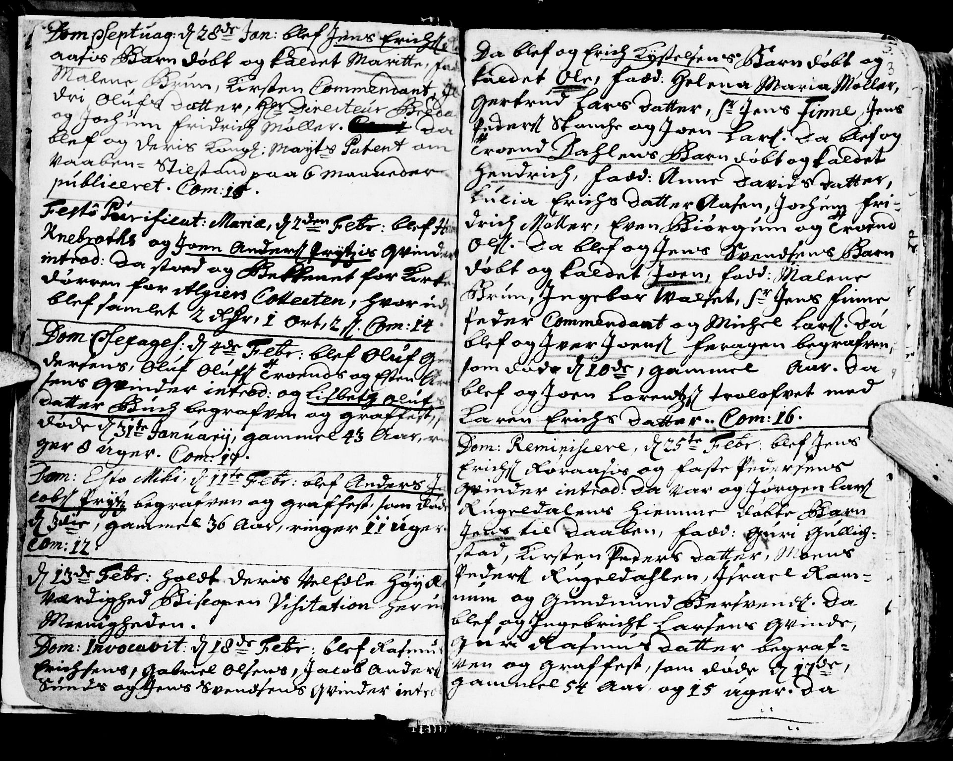 Ministerialprotokoller, klokkerbøker og fødselsregistre - Sør-Trøndelag, SAT/A-1456/681/L0924: Parish register (official) no. 681A02, 1720-1731, p. 2-3