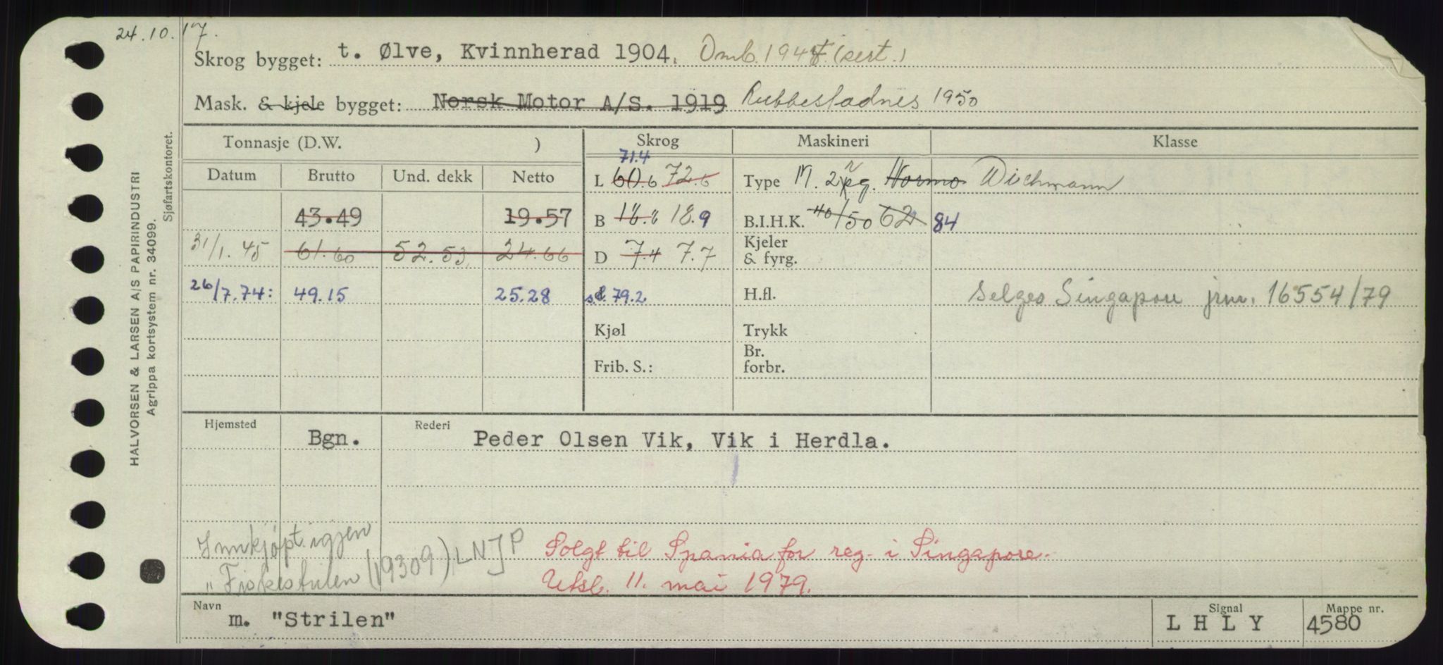 Sjøfartsdirektoratet med forløpere, Skipsmålingen, RA/S-1627/H/Hd/L0036: Fartøy, St, p. 643