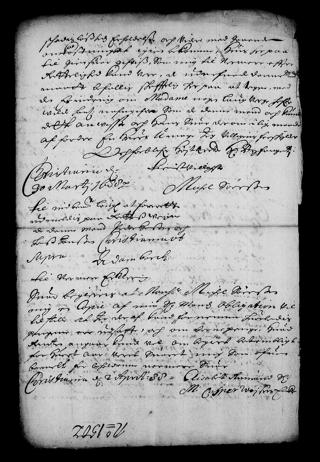 Stattholderembetet 1572-1771, RA/EA-2870/Af/L0002: Avskrifter av vedlegg til originale supplikker, nummerert i samsvar med supplikkbøkene, 1687-1689, p. 112