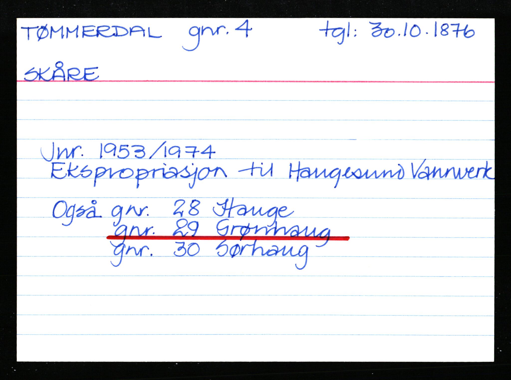 Statsarkivet i Stavanger, AV/SAST-A-101971/03/Y/Yk/L0043: Registerkort sortert etter gårdsnavn: Tysvær - Vanvik indre, 1750-1930, p. 31