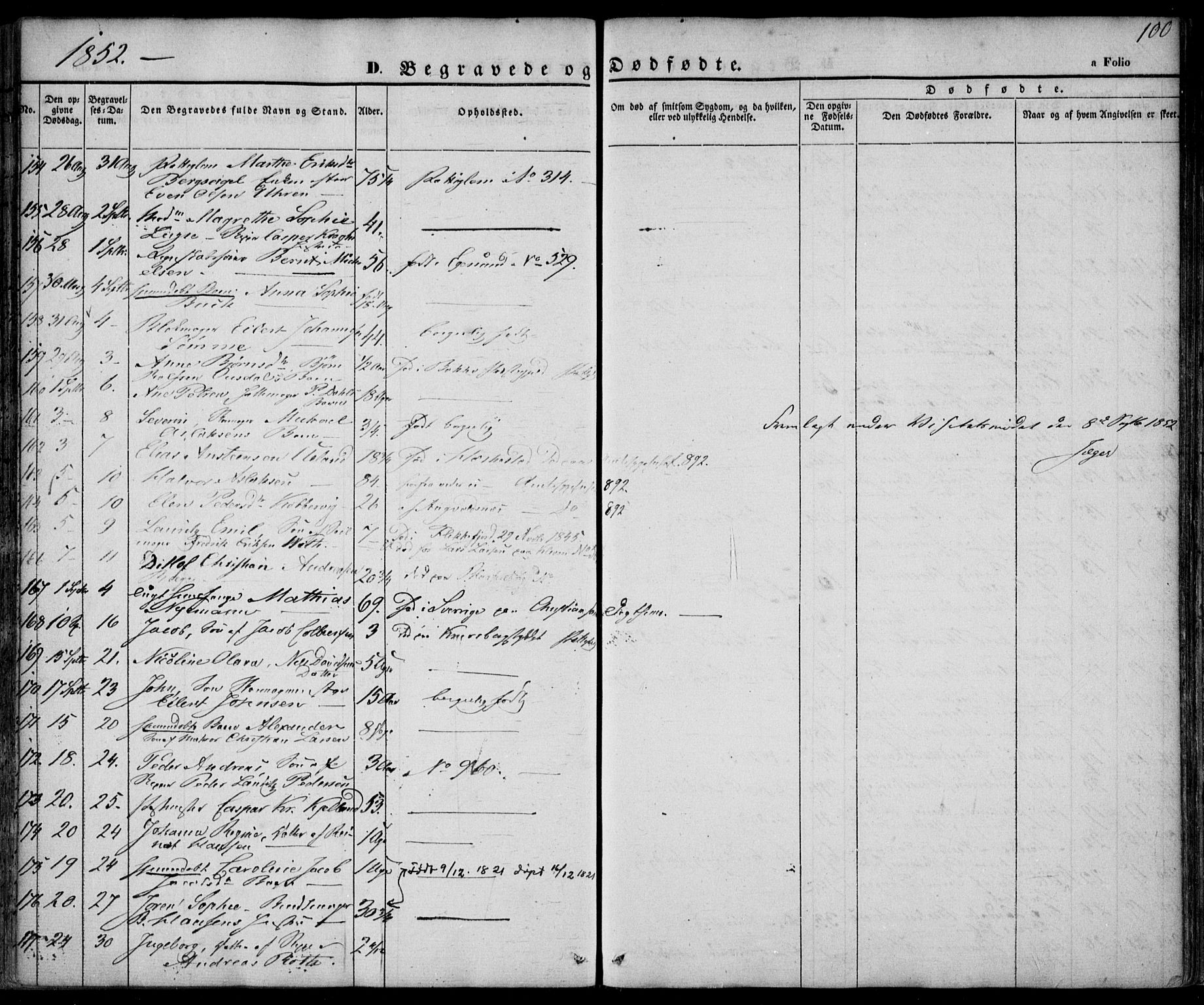 Domkirken sokneprestkontor, AV/SAST-A-101812/001/30/30BA/L0014: Parish register (official) no. A 13, 1841-1851, p. 100