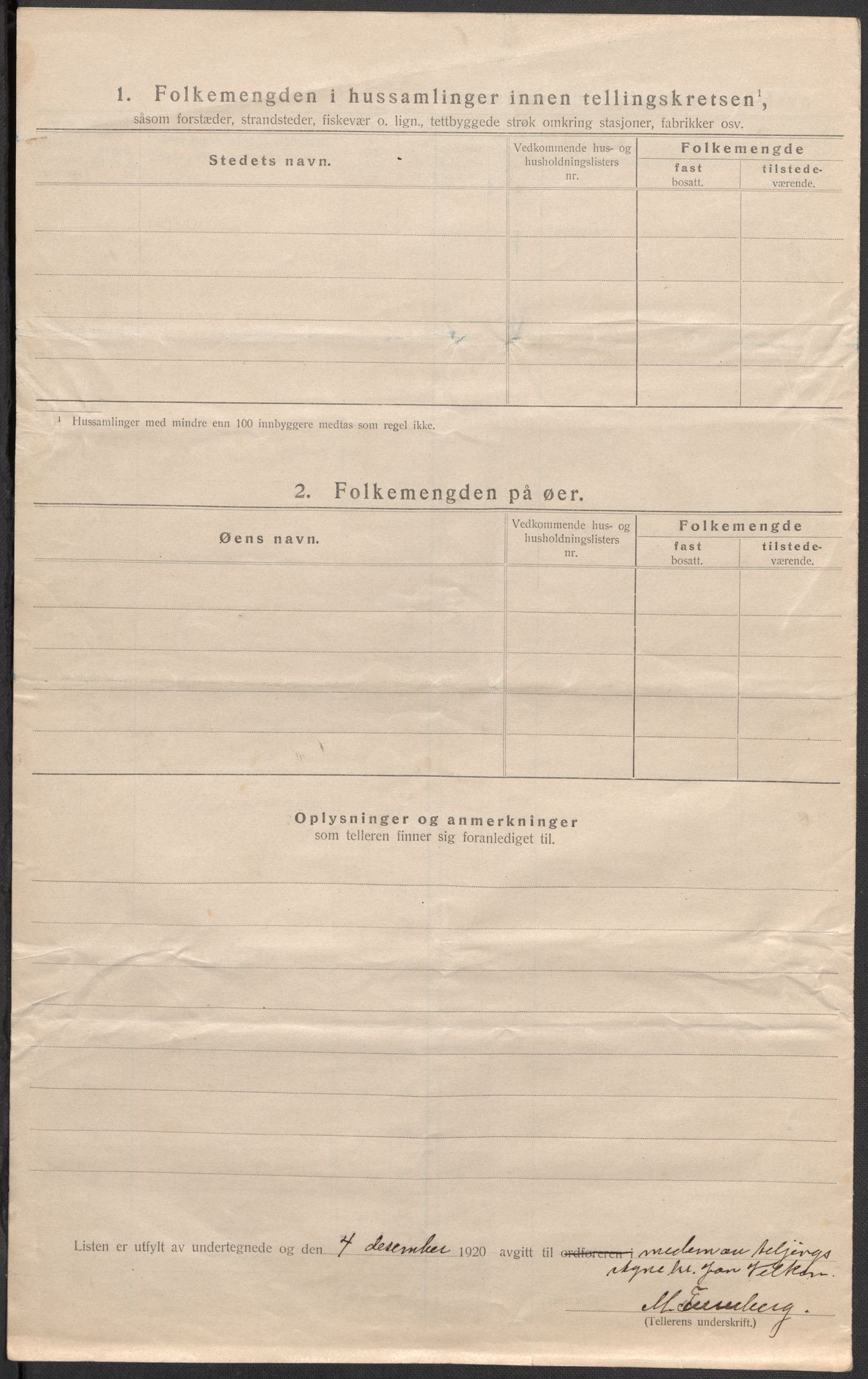 SAB, 1920 census for Granvin, 1920, p. 13