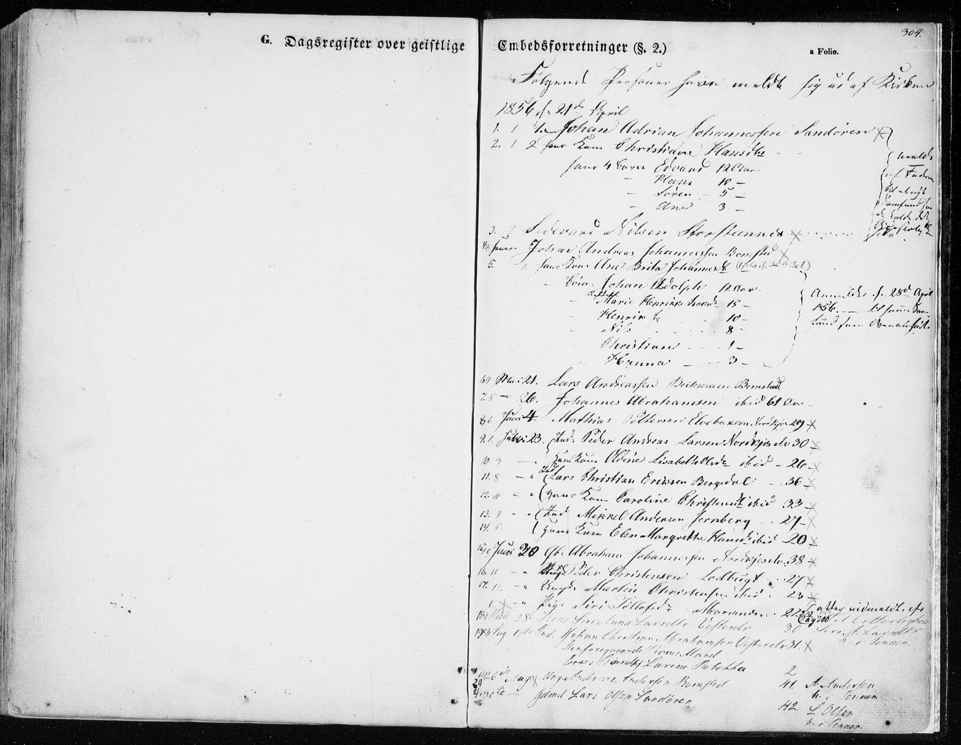 Balsfjord sokneprestembete, SATØ/S-1303/G/Ga/L0003kirke: Parish register (official) no. 3, 1856-1870, p. 304