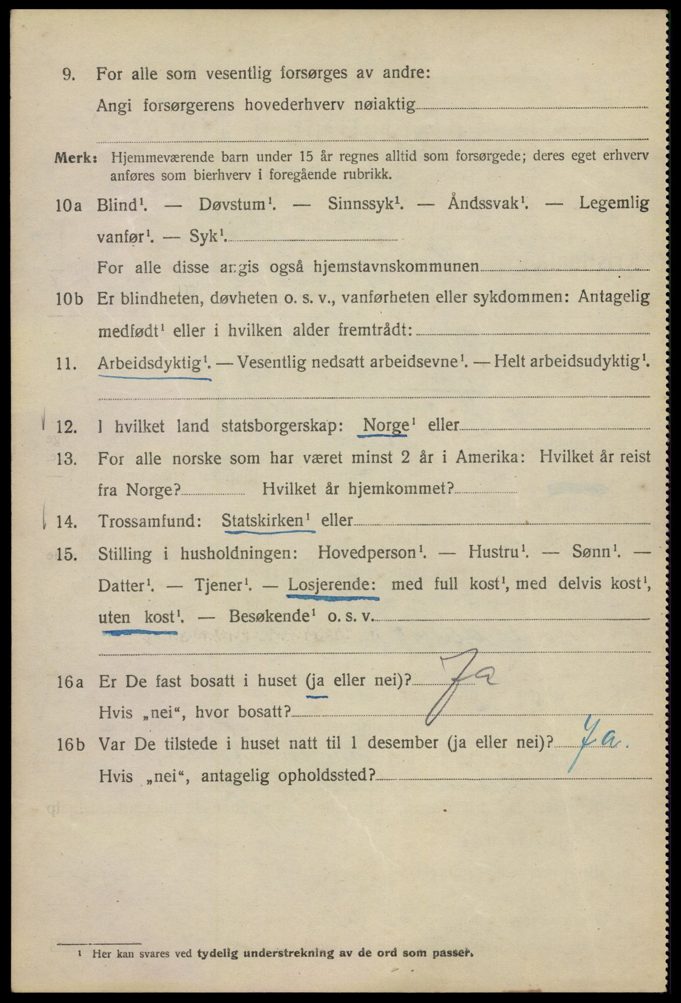 SAO, 1920 census for Kristiania, 1920, p. 412636
