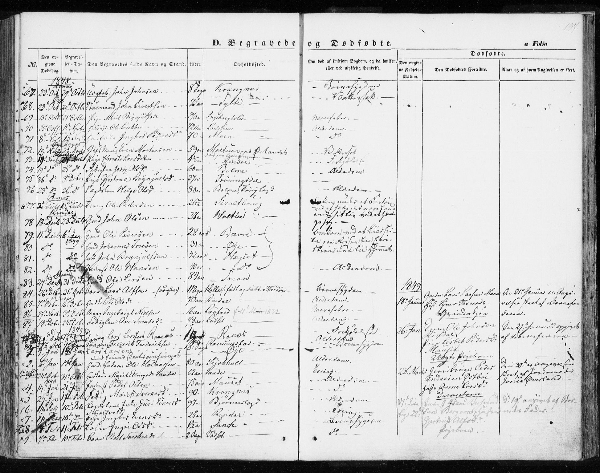 Ministerialprotokoller, klokkerbøker og fødselsregistre - Møre og Romsdal, SAT/A-1454/595/L1043: Parish register (official) no. 595A05, 1843-1851, p. 197