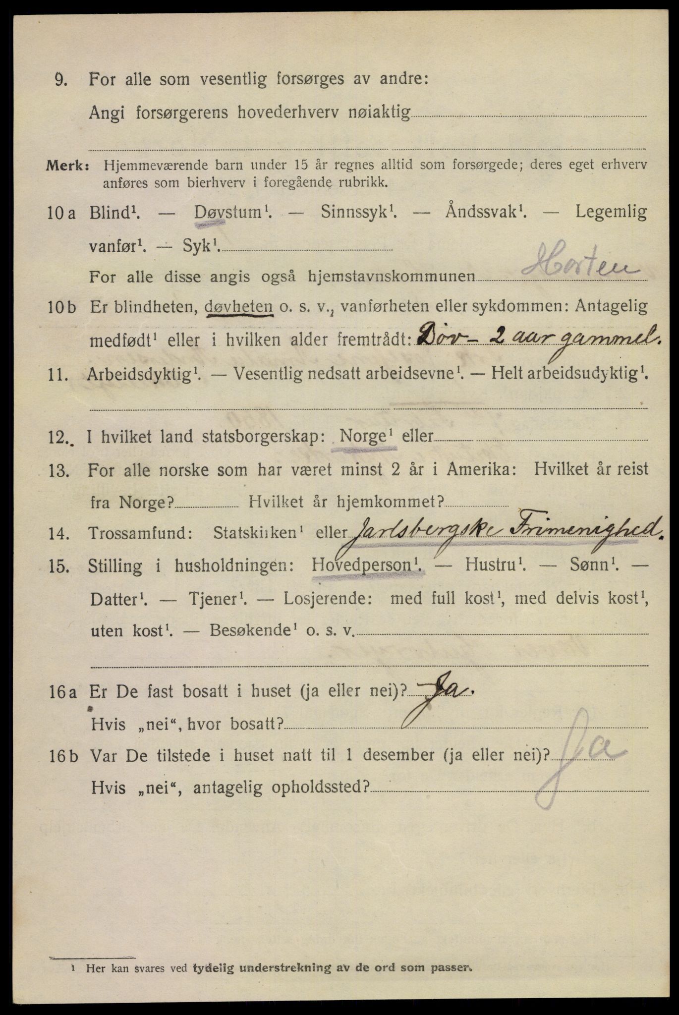 SAKO, 1920 census for Horten, 1920, p. 10370